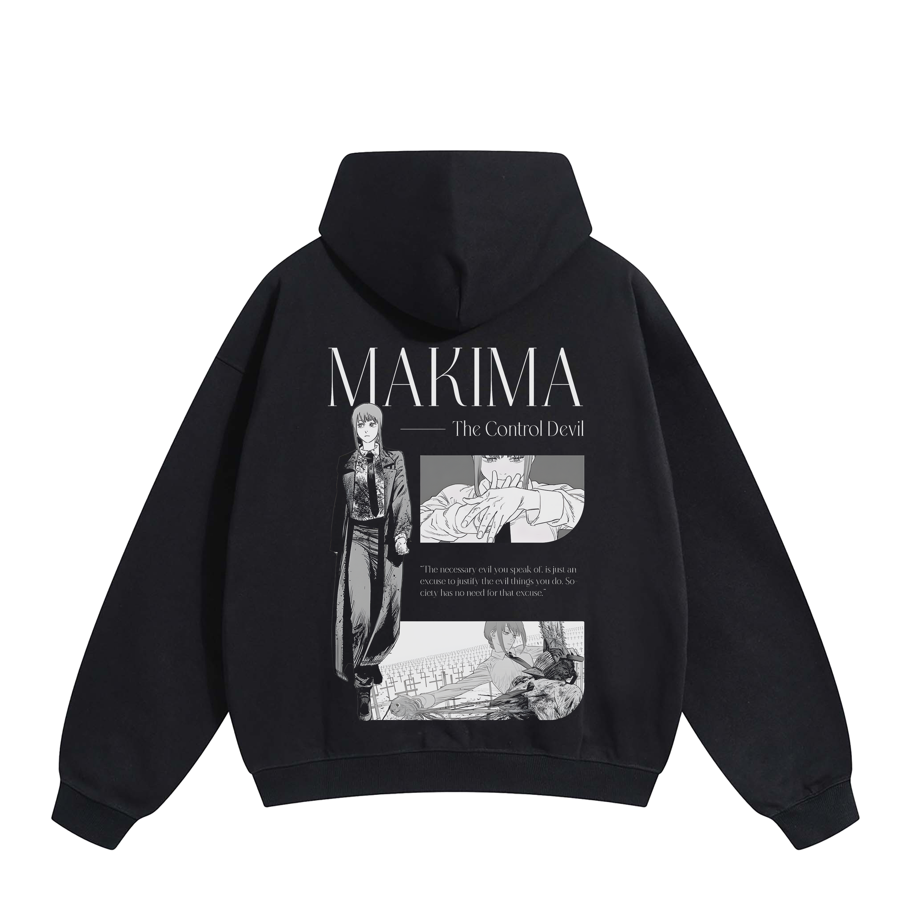 MAKIMA 'CONTROL DEVIL' AESTHETIC HOODIE