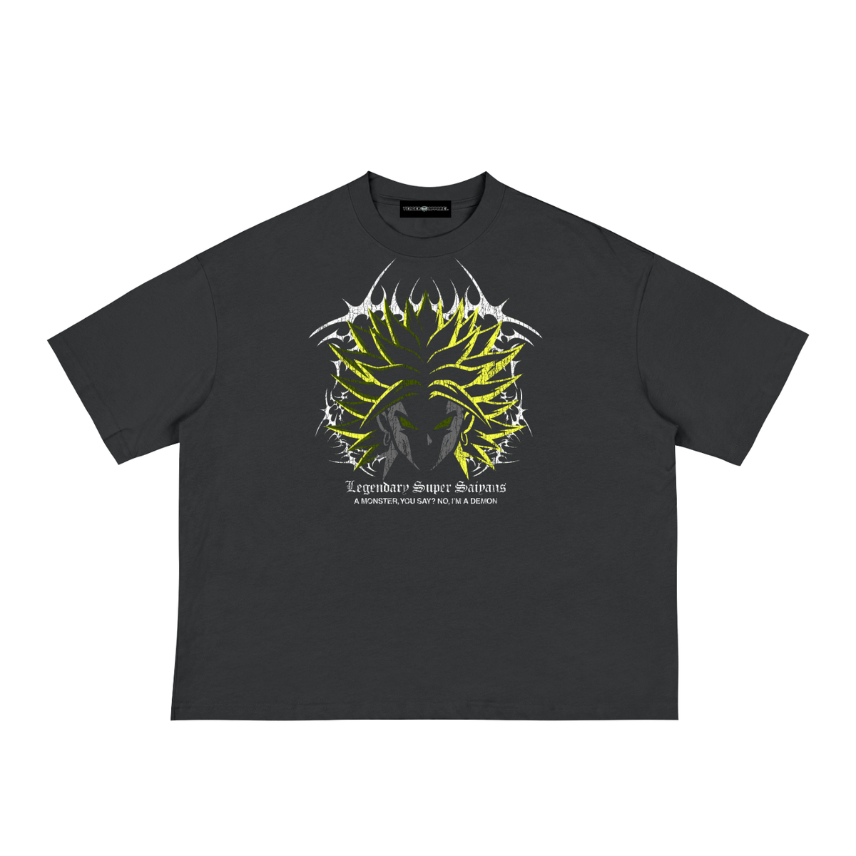 Broly | Classic Black Boxy Tee | DragonBallZ