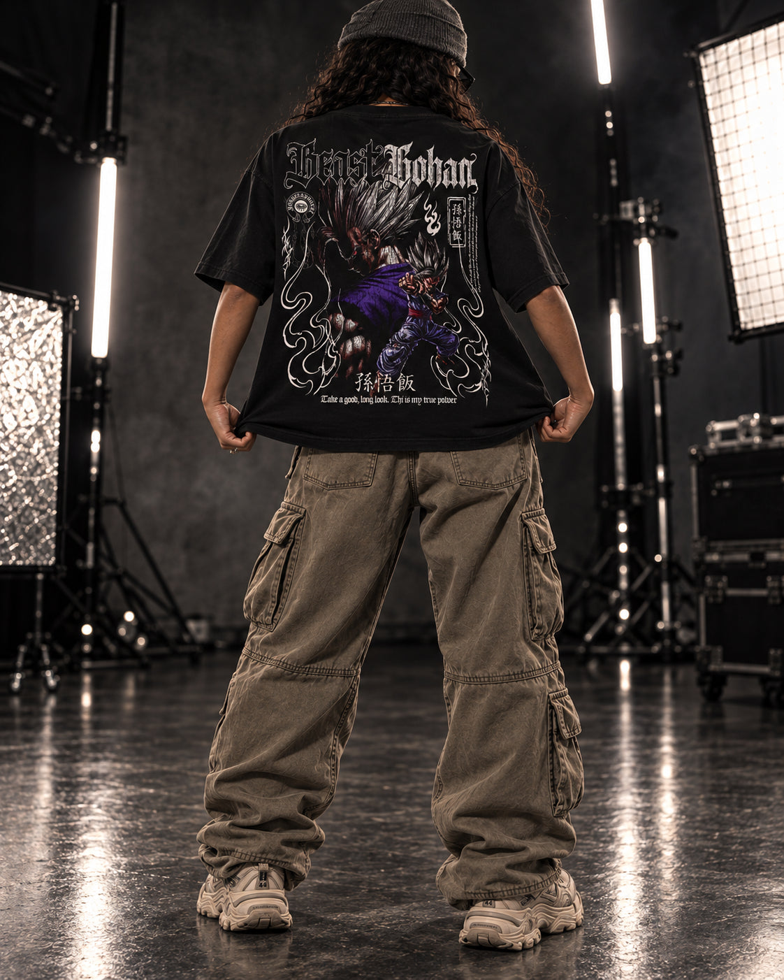 Beast Gohan | Classic Black Boxy Tee | DragonBallZ