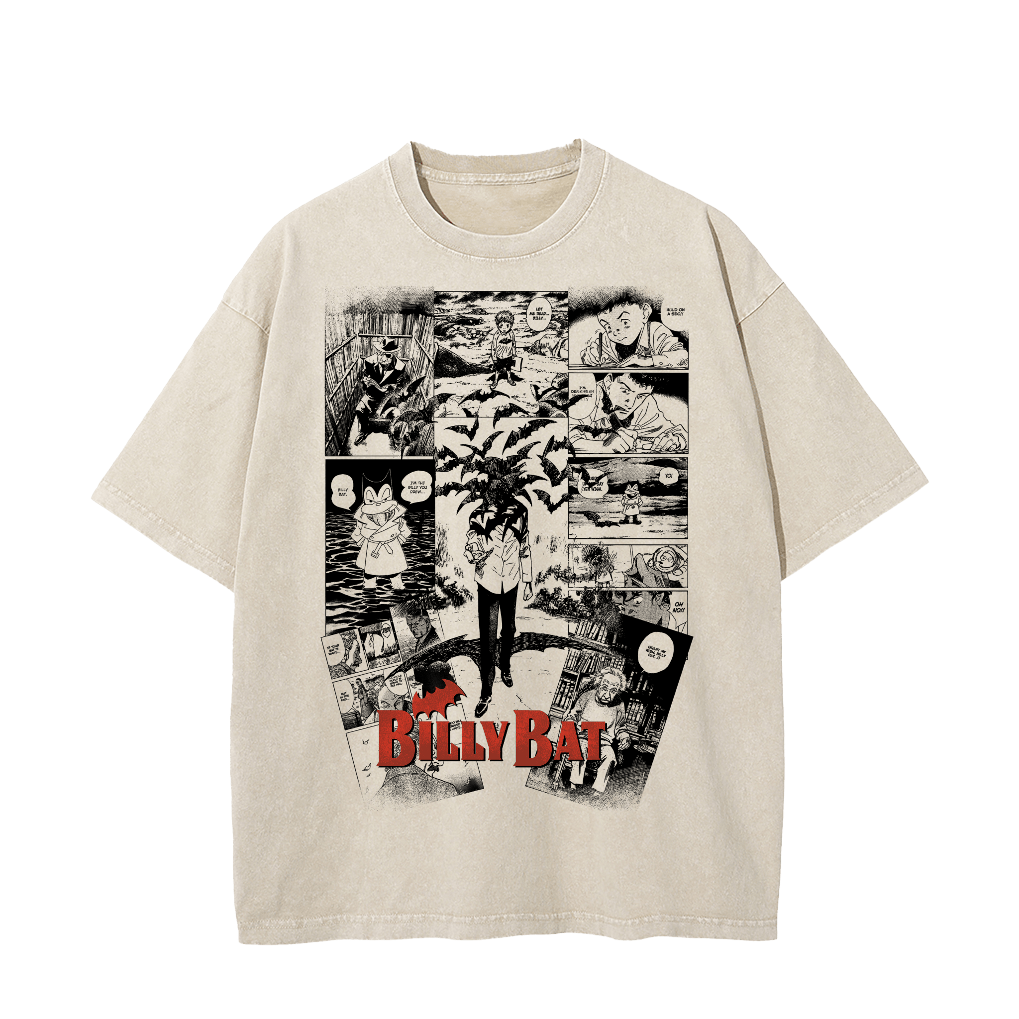 BILLY BAT MANGA PANEL TEE anime