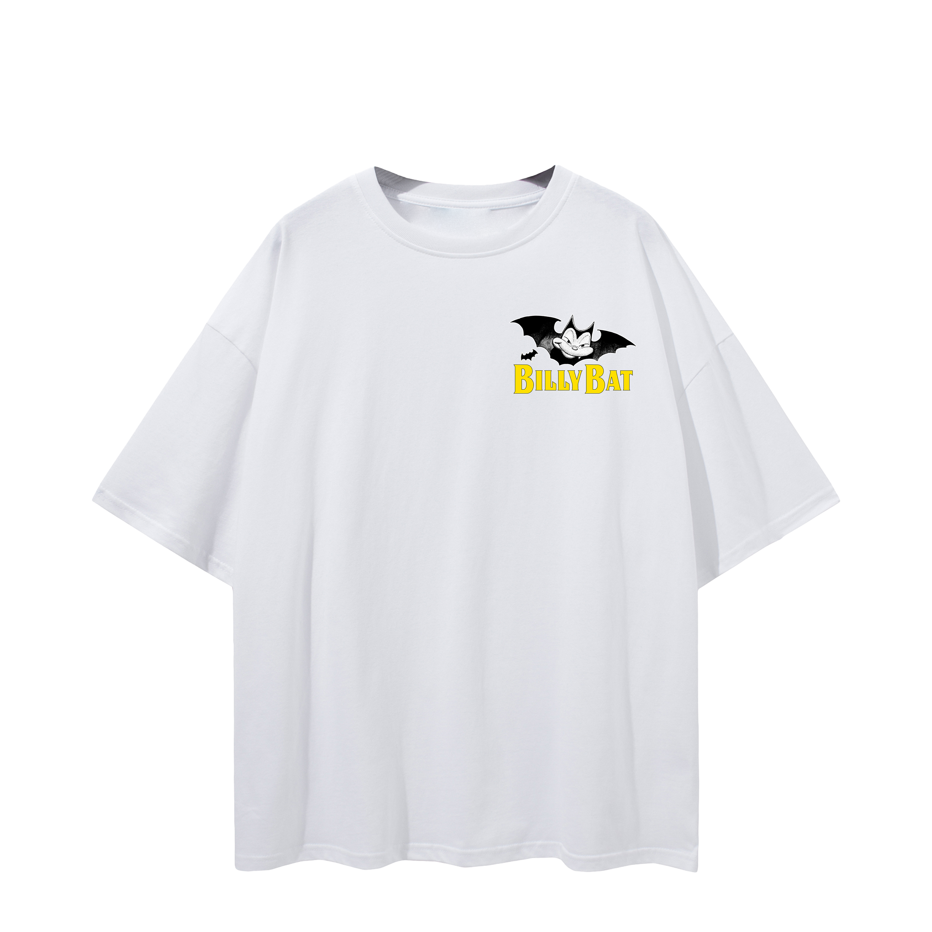 BILLY BAT RETRO TEE - WHITE