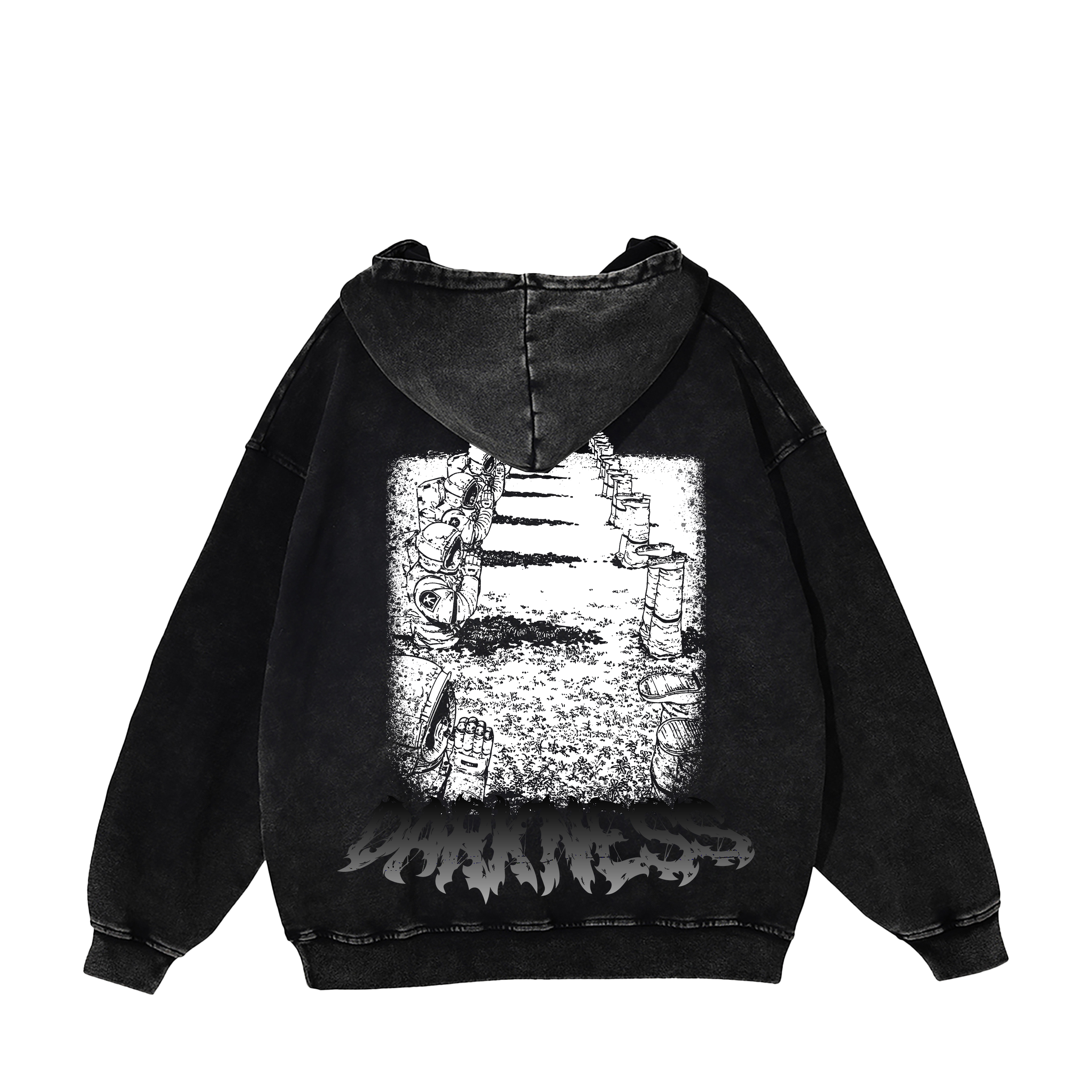 CHAINSAW MAN ASTRONAUT MANGA PANEL HOODIE