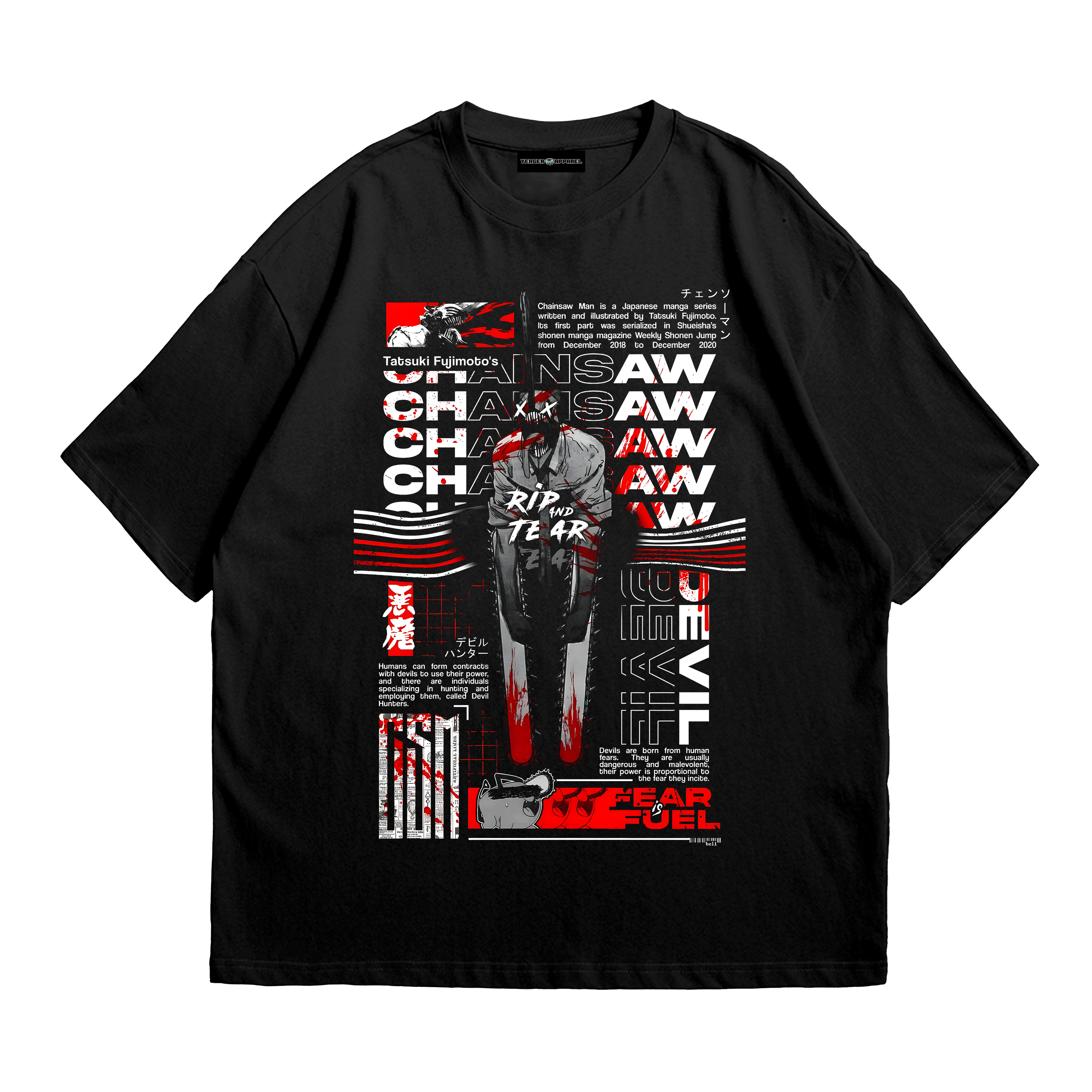 CHAINSAW MAN: RIP 'N TEAR TEE