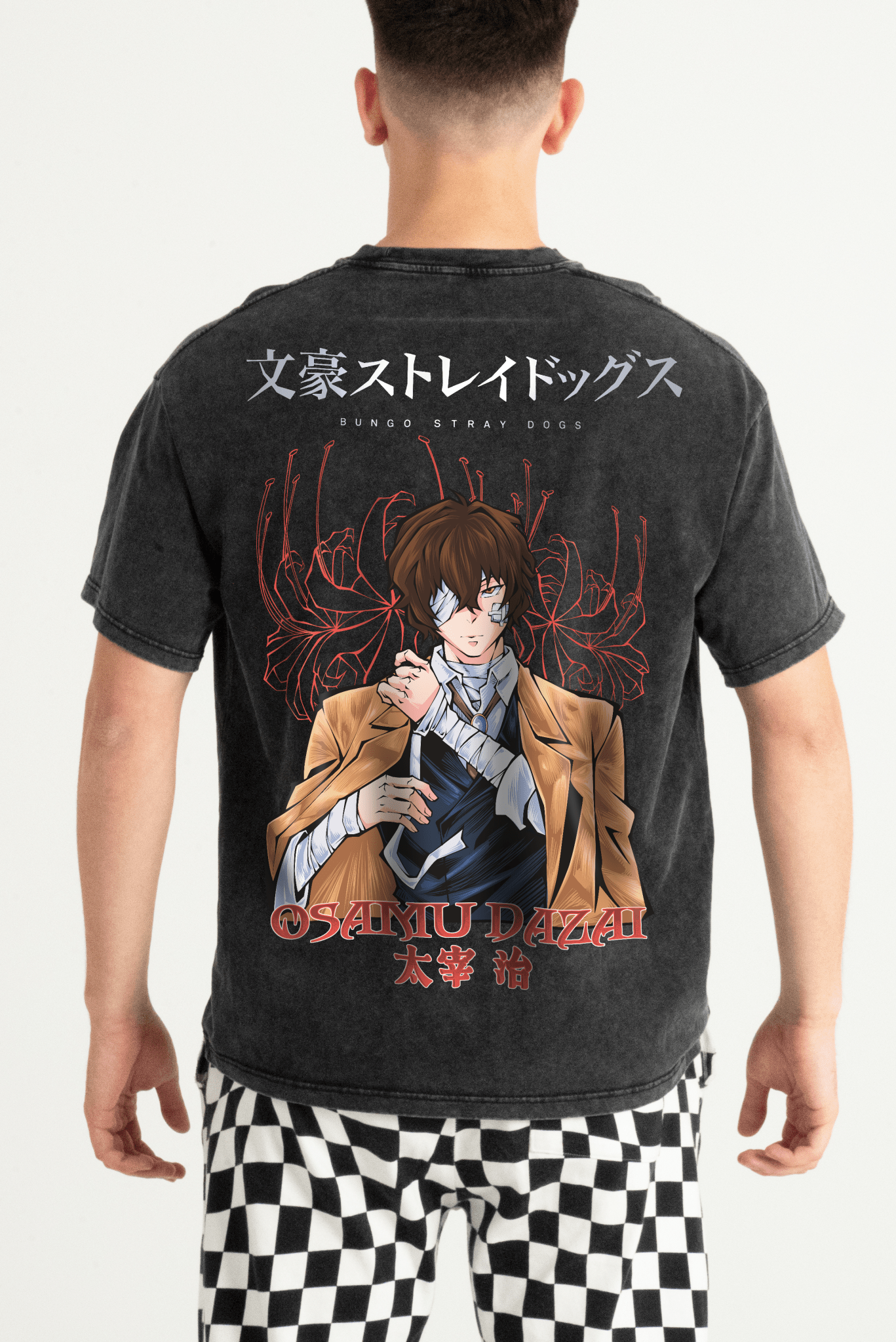 DAZAI VINTAGE TEE - BLACK anime