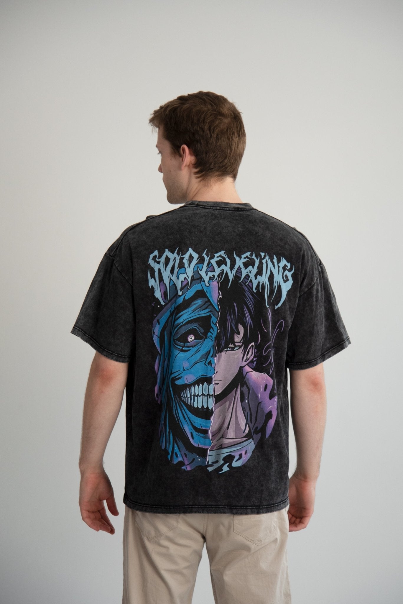 SOLO LEVELING "SHADOW SPLIT" VINTAGE TEE anime