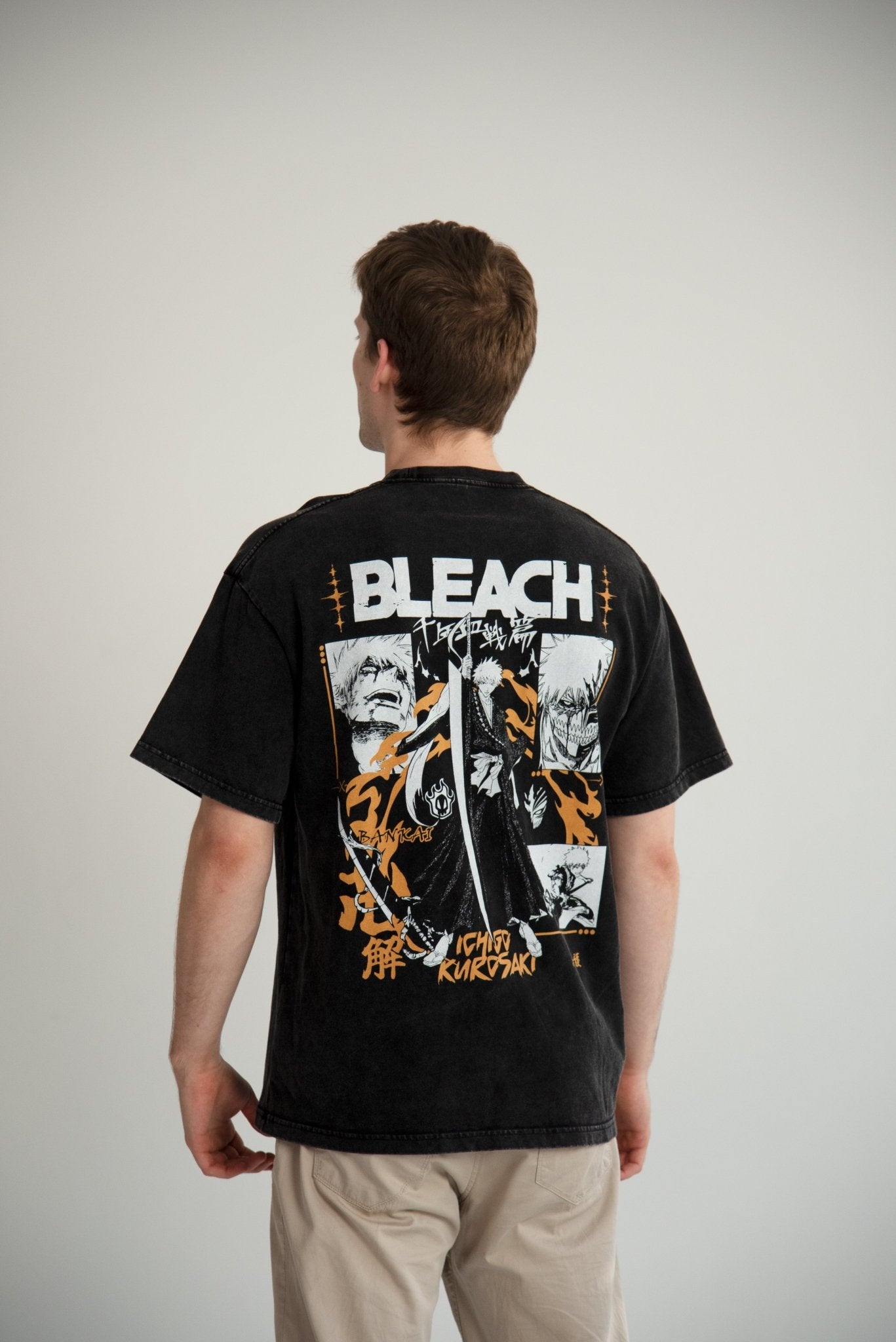 Bleach Ichigo Kurosaki Vintage Graphic Tee | Yeager Apparel anime
