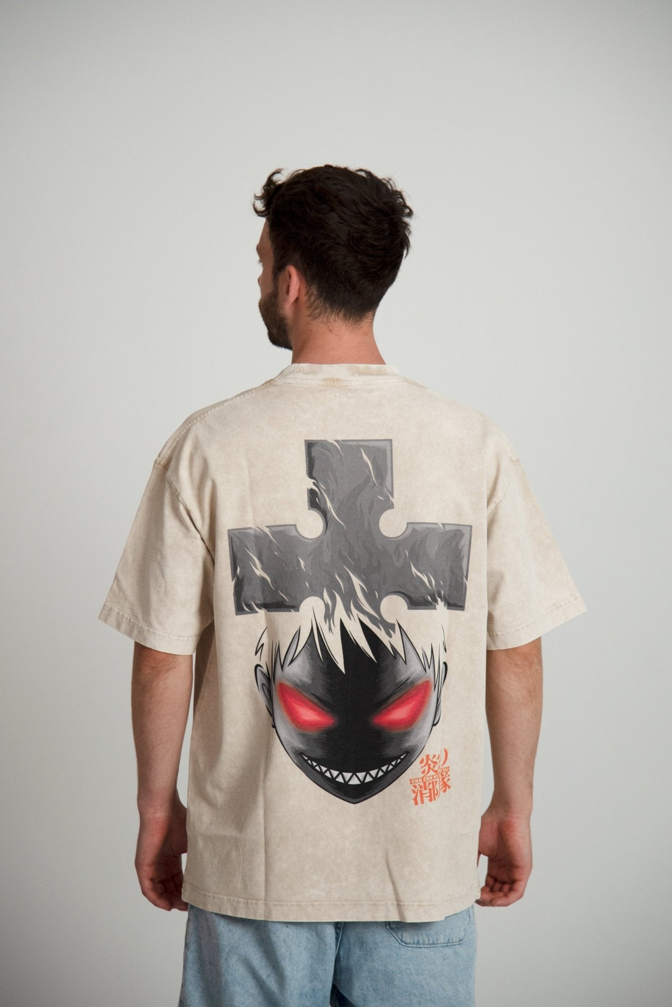 SHINRA VINTAGE TEE - APRICOT anime