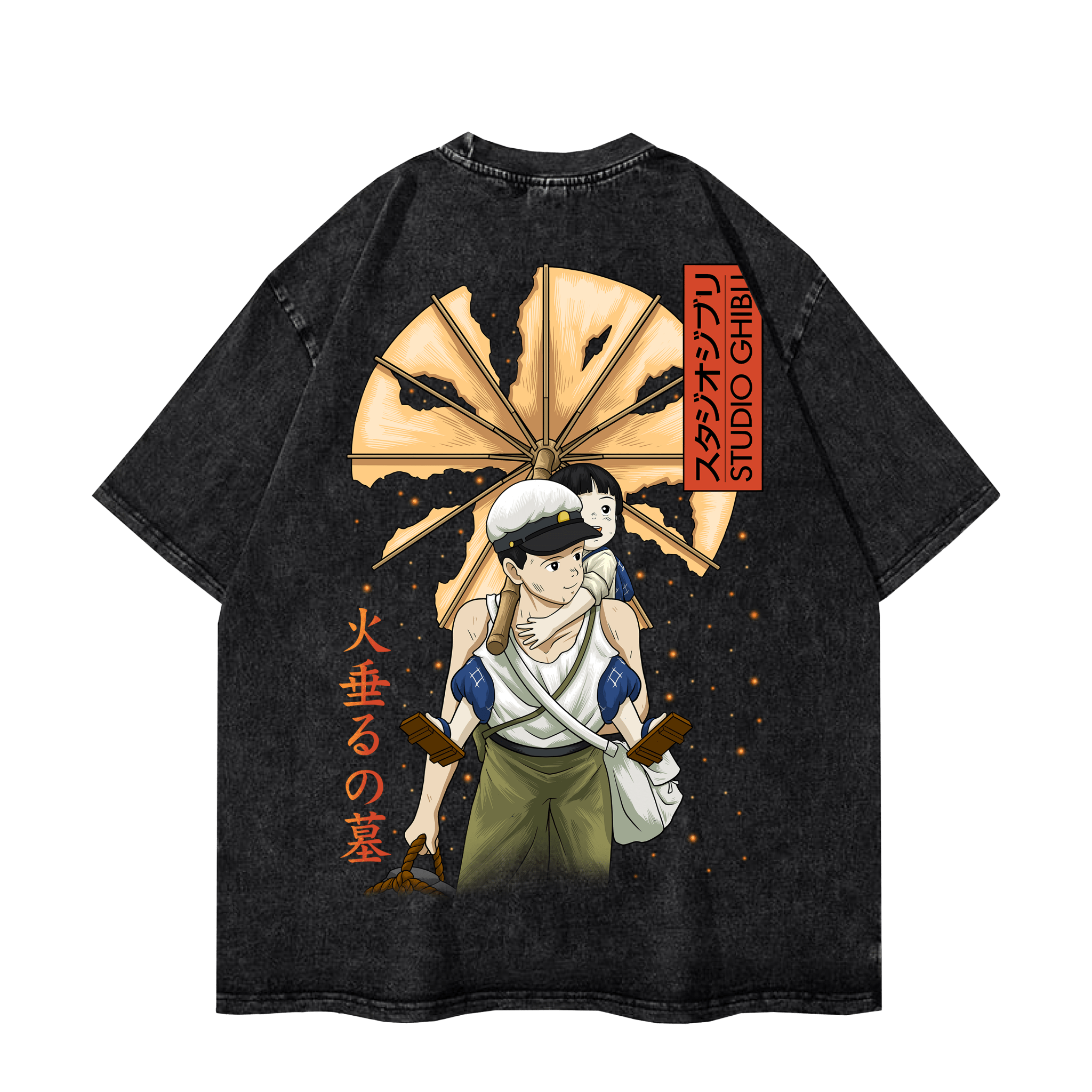 GRAVE OF FIREFLIES VINTAGE TEE anime