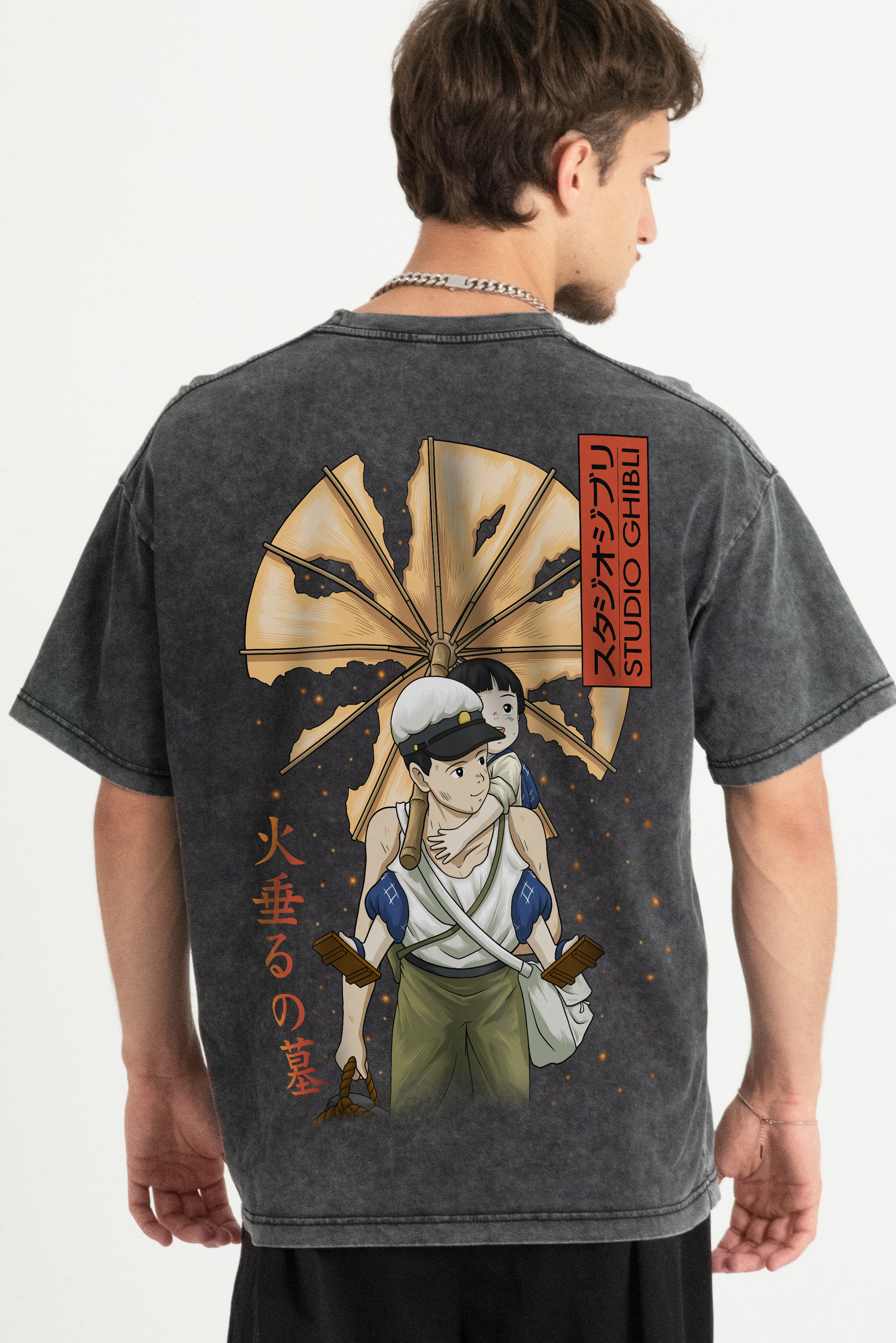 GRAVE OF FIREFLIES VINTAGE TEE