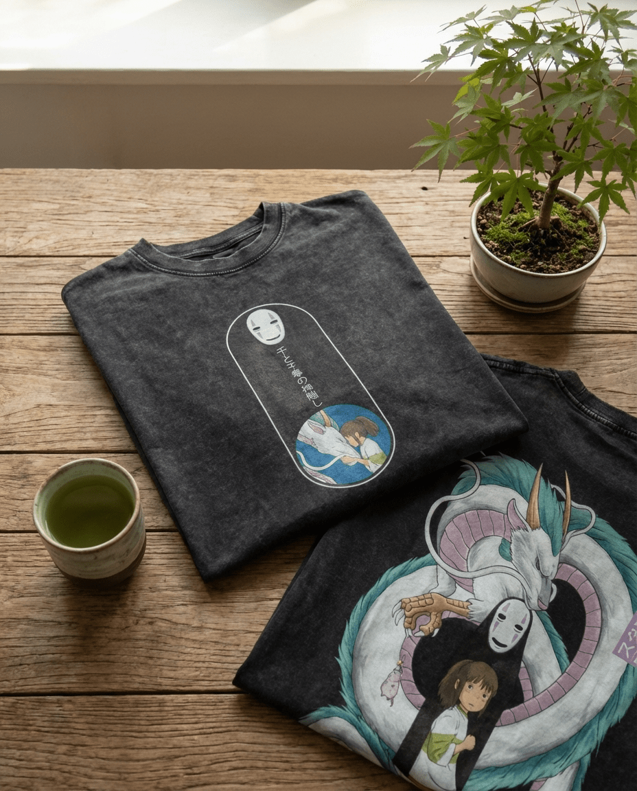 SPIRITED AWAY VINTAGE TEE anime