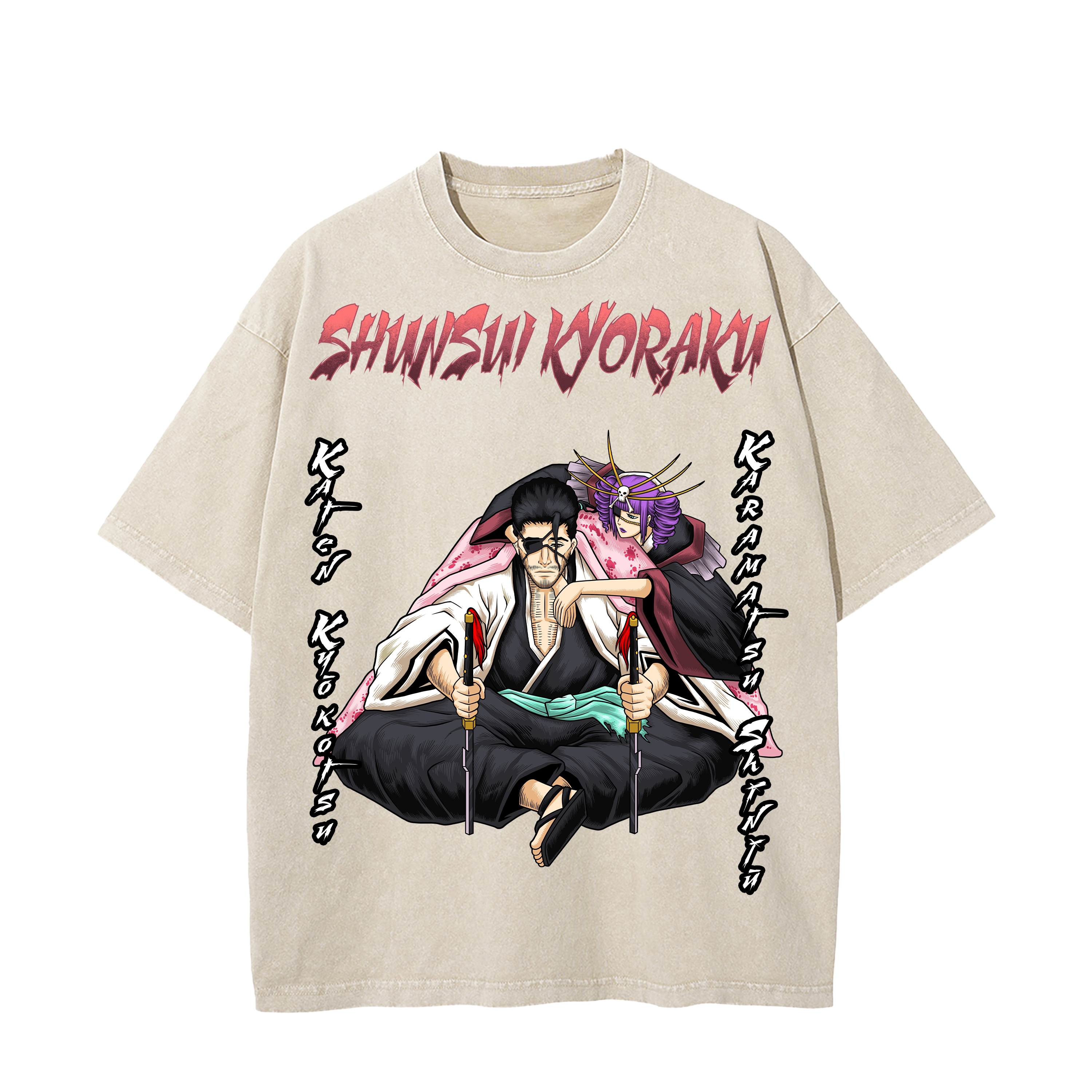 KYORAKU VINTAGE TEE - APRICOT