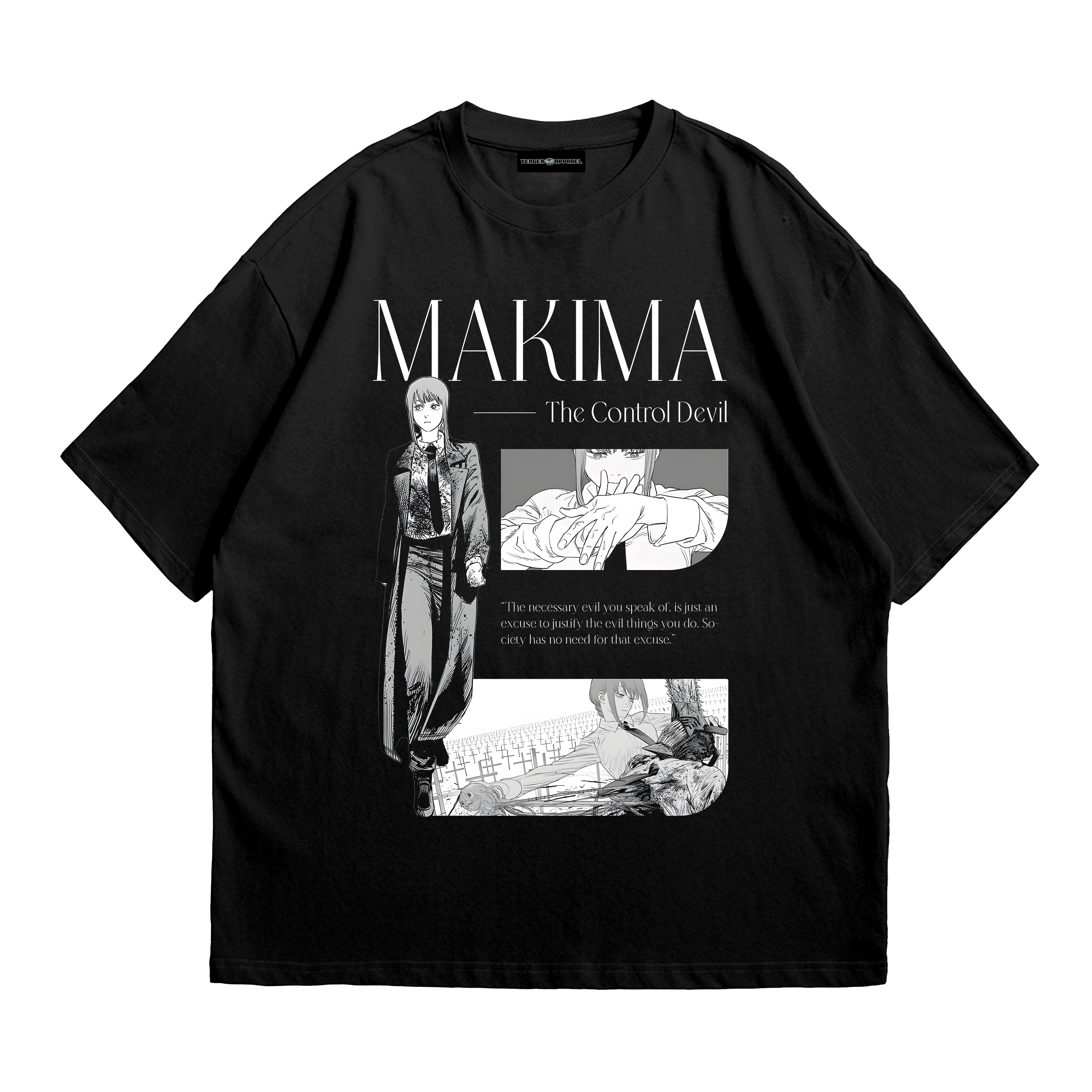 MAKIMA 'CONTROL DEVIL' AESTHETIC TEE