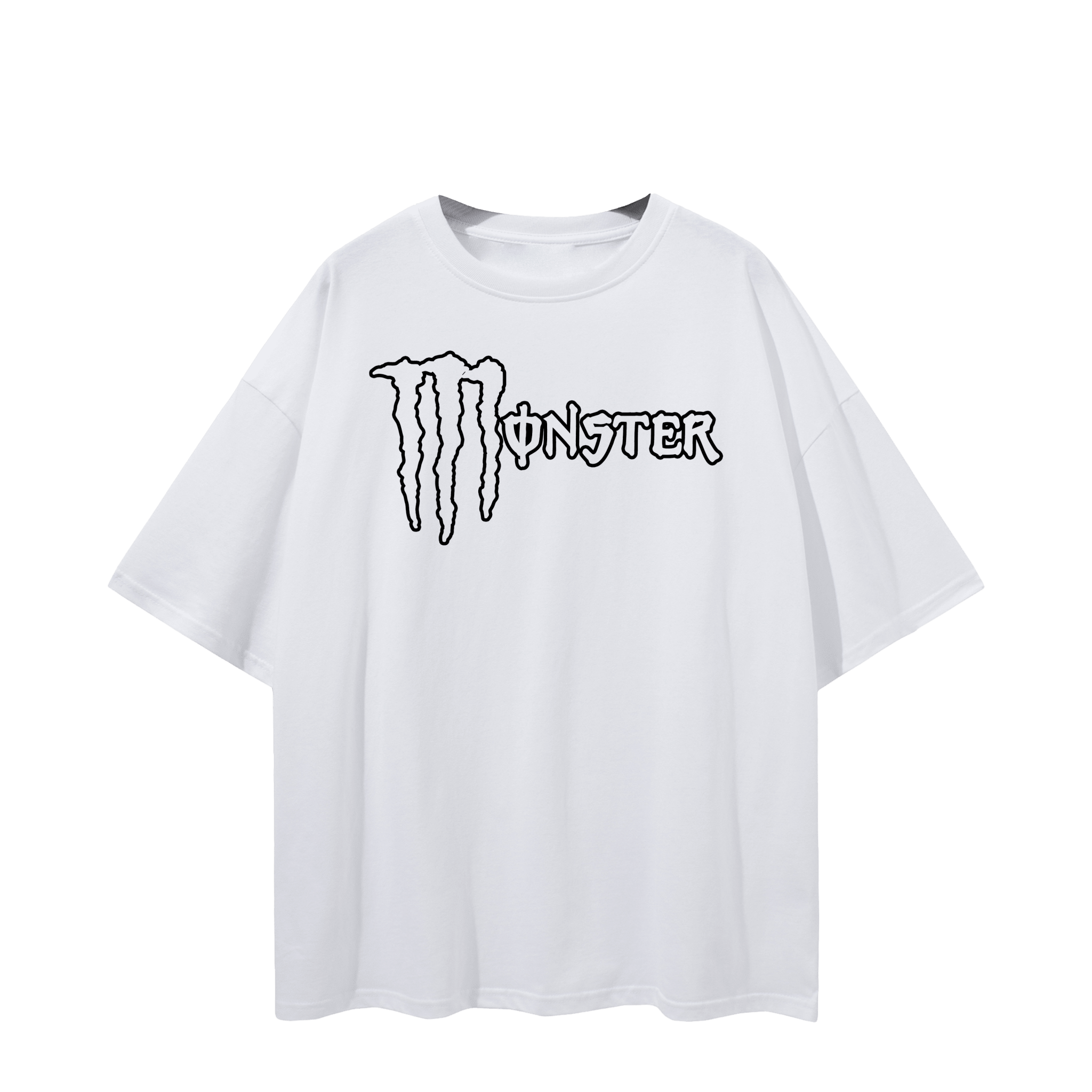 White Monster T-Shirt anime
