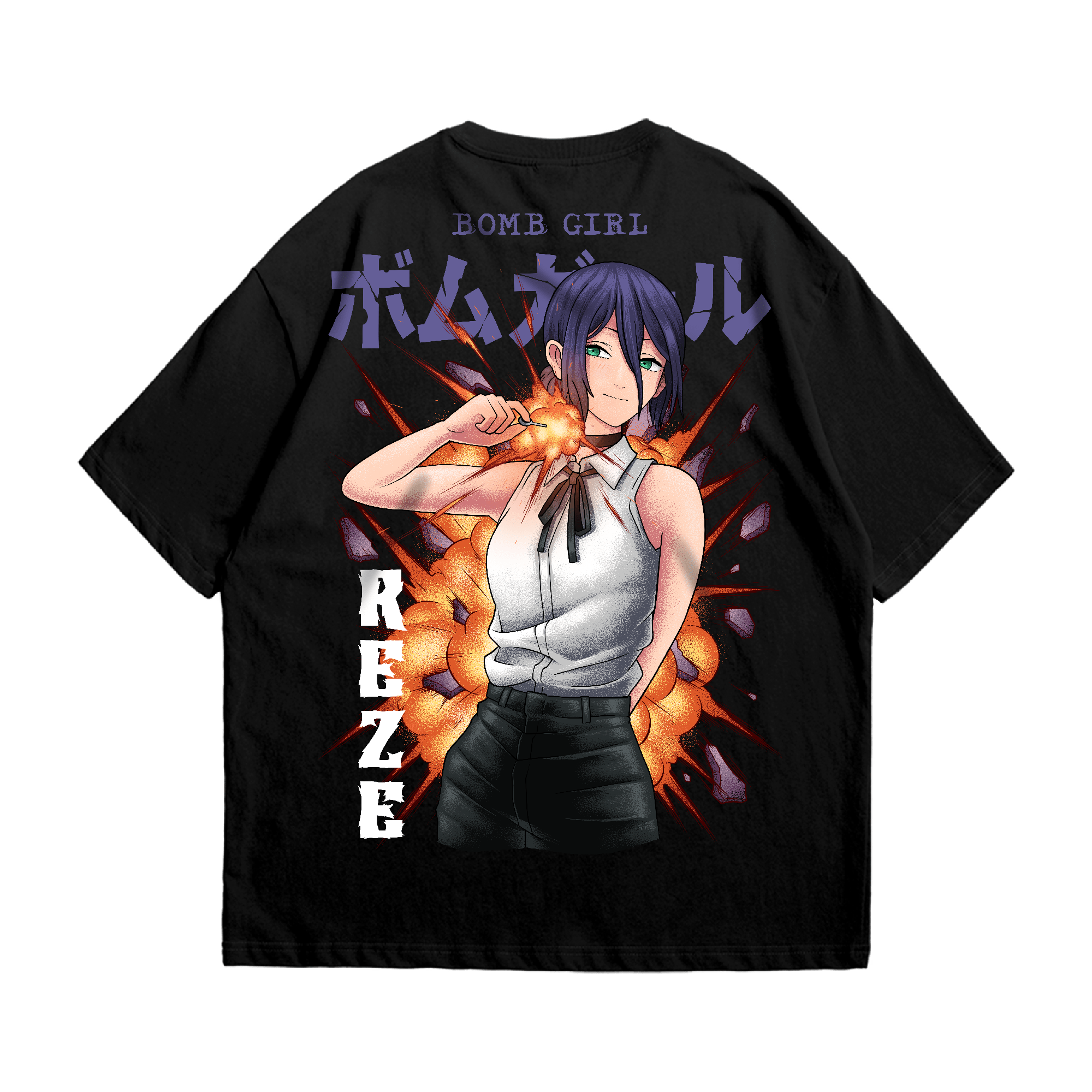 REZE BOMB GIRL TEE anime