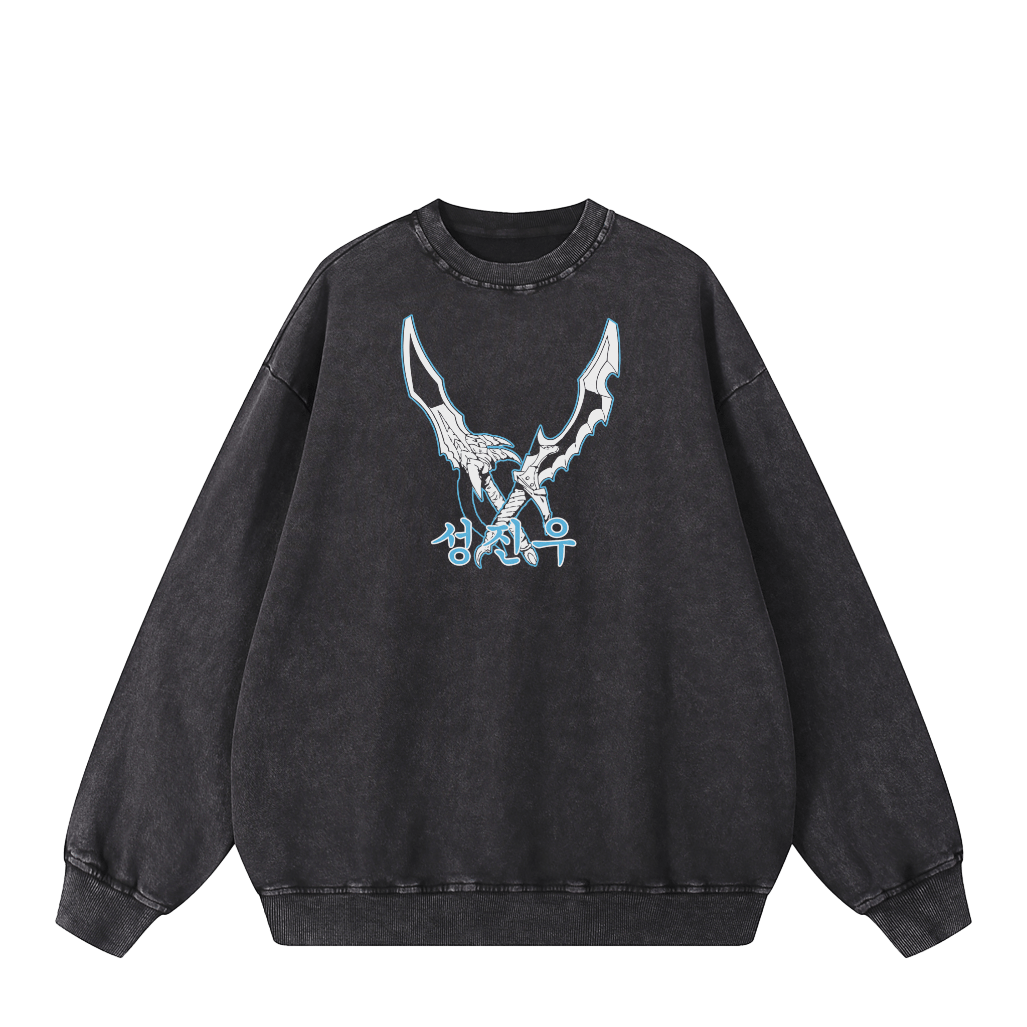 Solo Leveling Sung Jinwoo Anime Sweatshirt | Yeager Apparel anime
