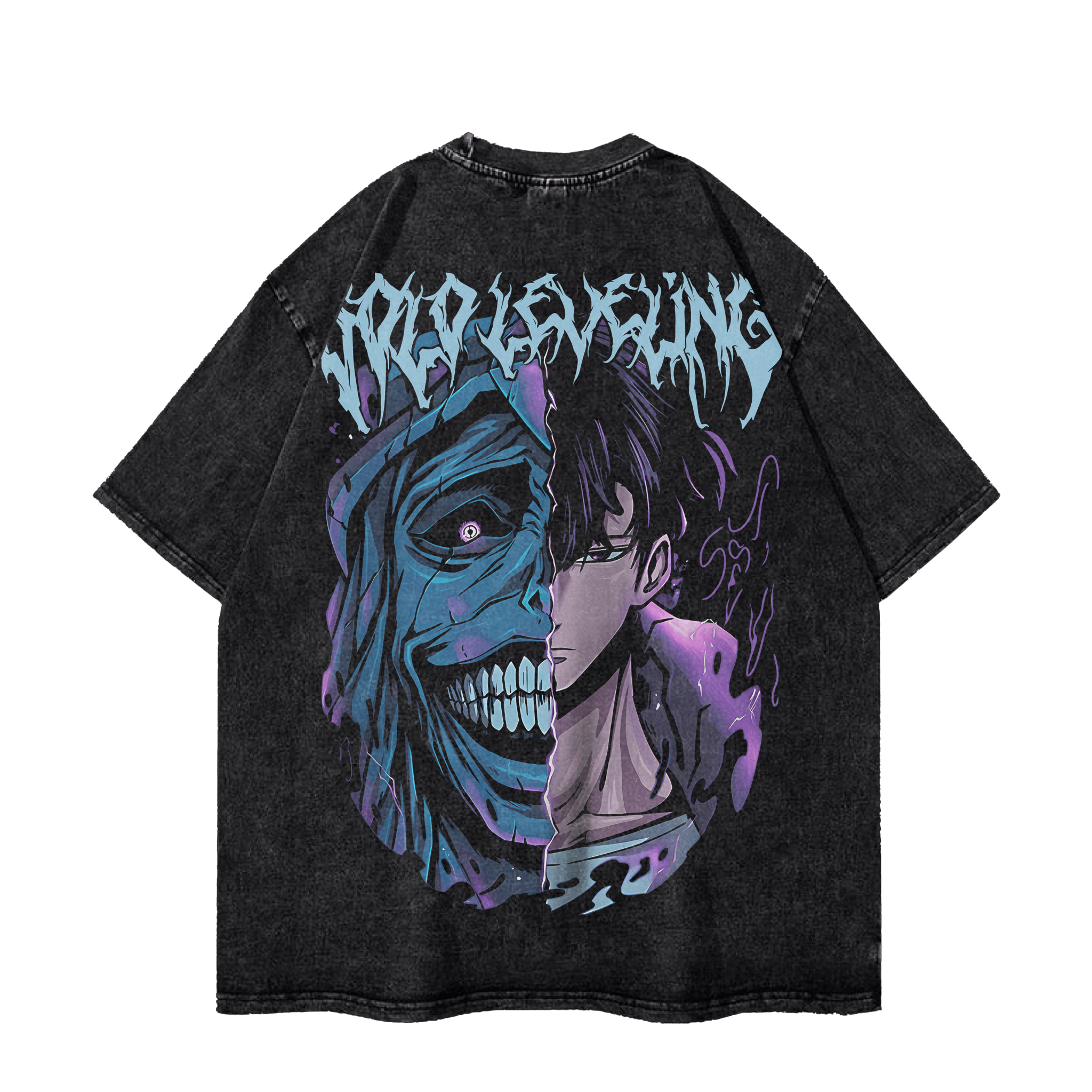 SOLO LEVELING "SHADOW SPLIT" VINTAGE TEE anime