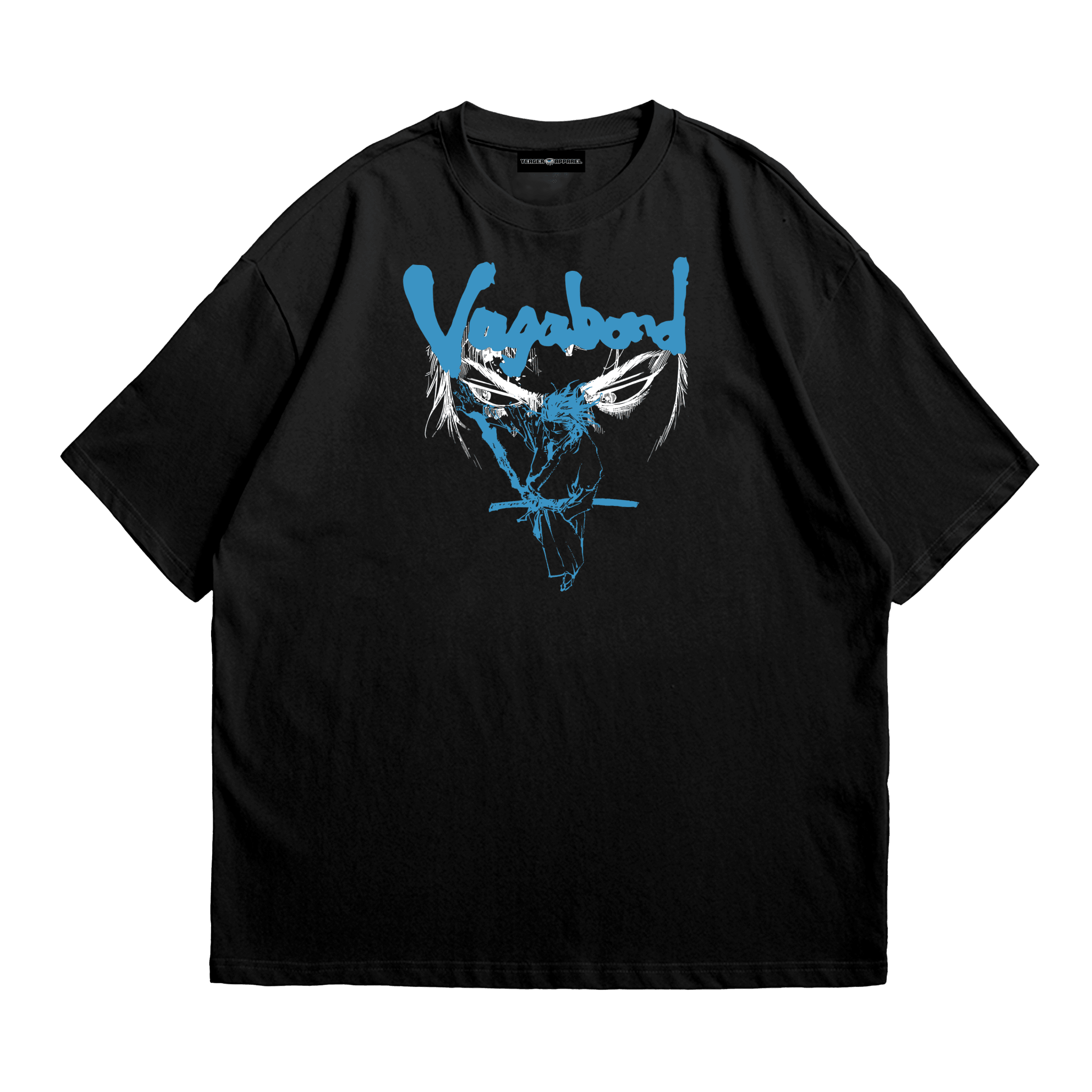 VAGABOND | MIYAMOTO MUSASHI T-SHIRT - Black anime