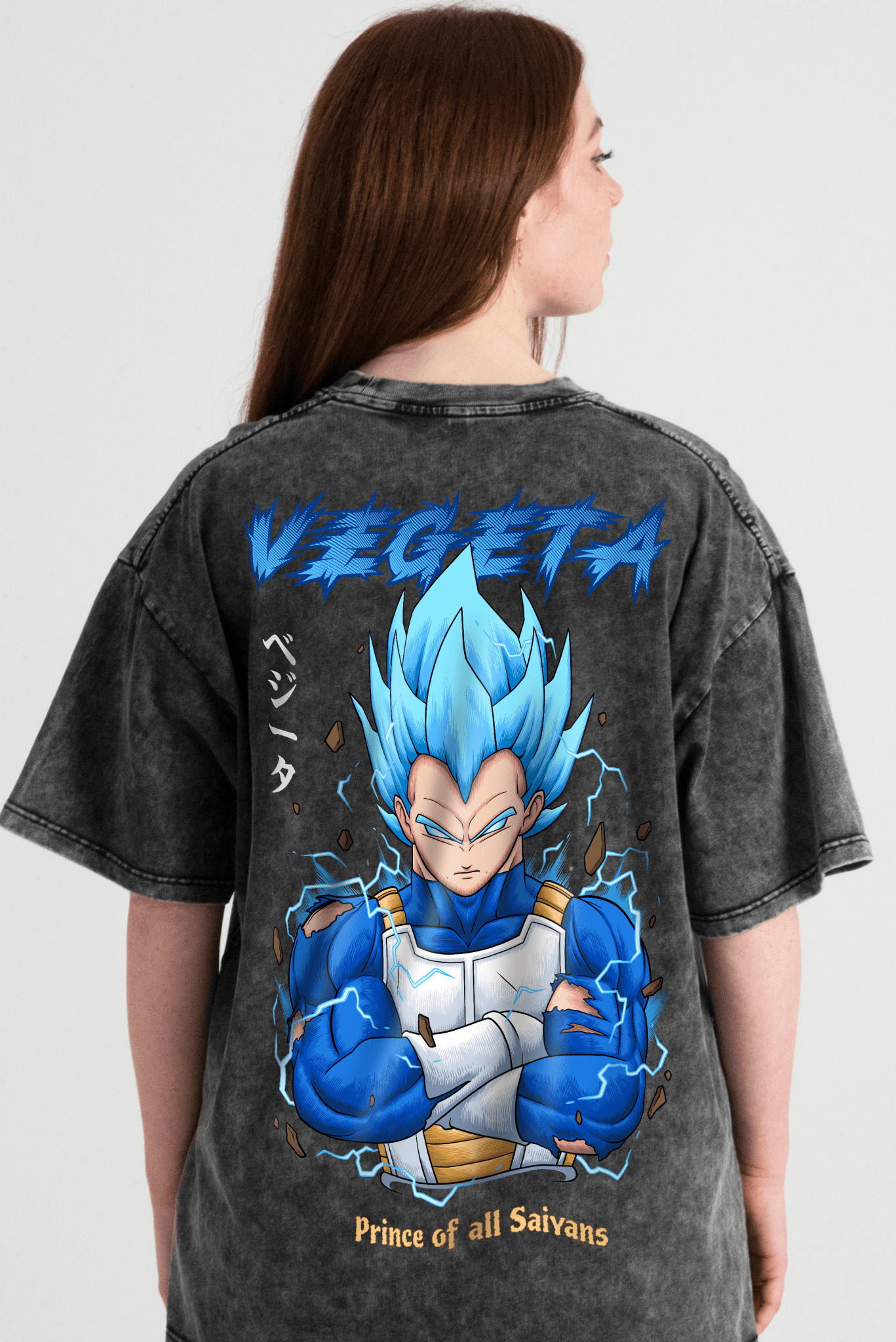 PRINCE VEGETA VINTAGE TEE anime