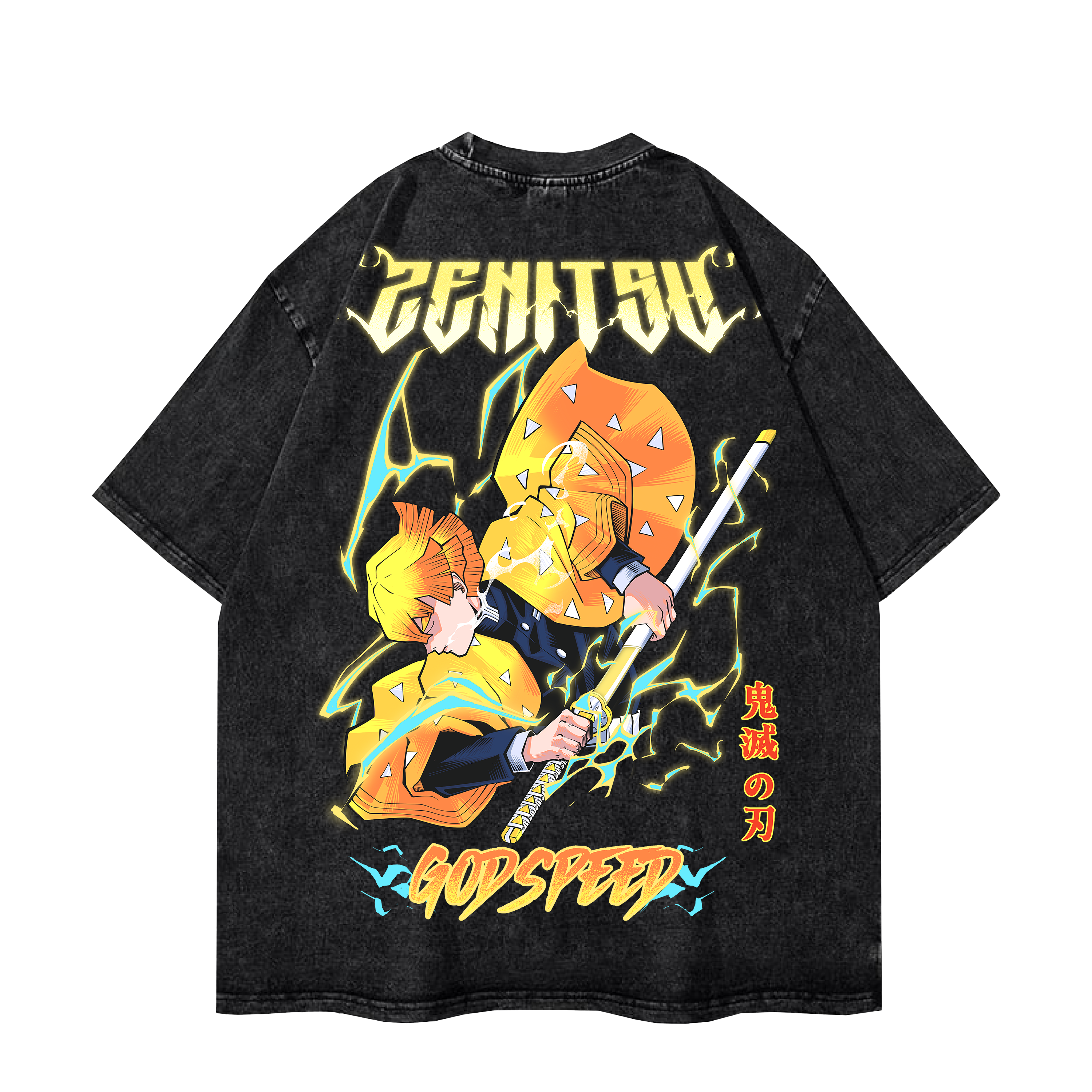 DEMON SLAYER ZENITSU VINTAGE TEE