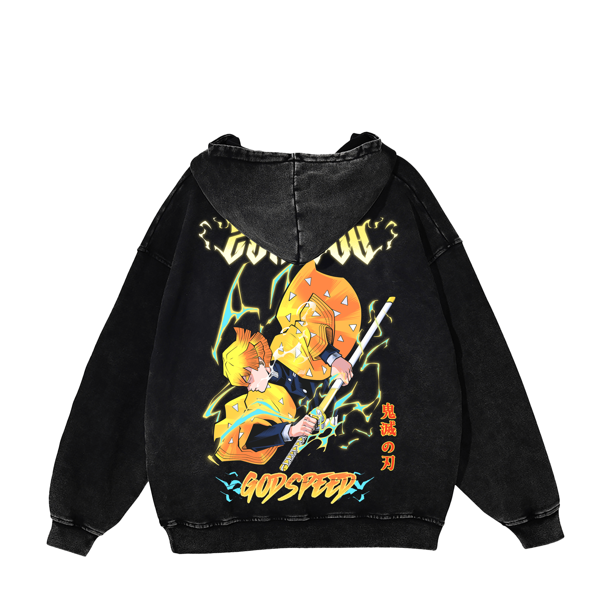 DEMON SLAYER ZENITSU HOODIE anime