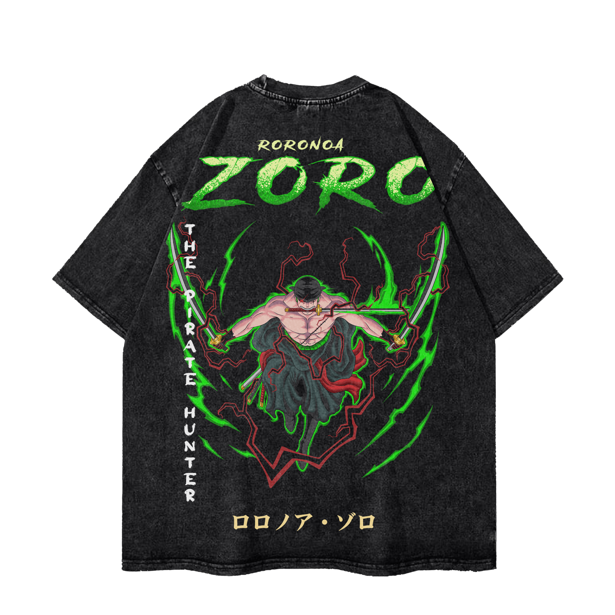 ZORO PIRATE HUNTER VINTAGE TEE anime