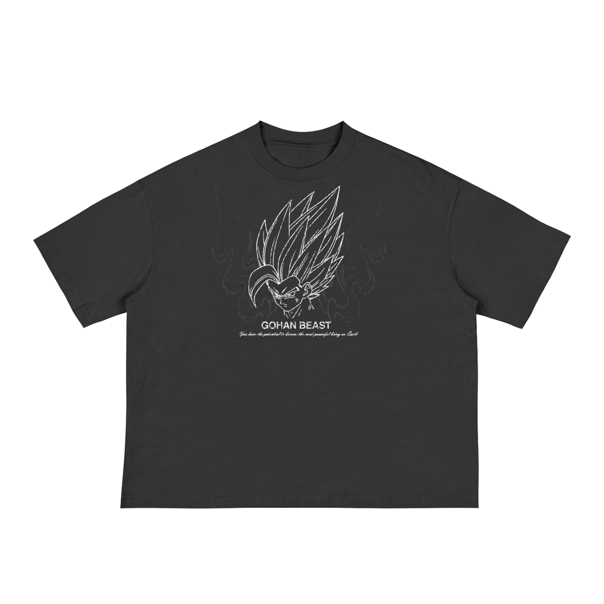 Beast Gohan | Classic Black Boxy Tee | DragonBallZ