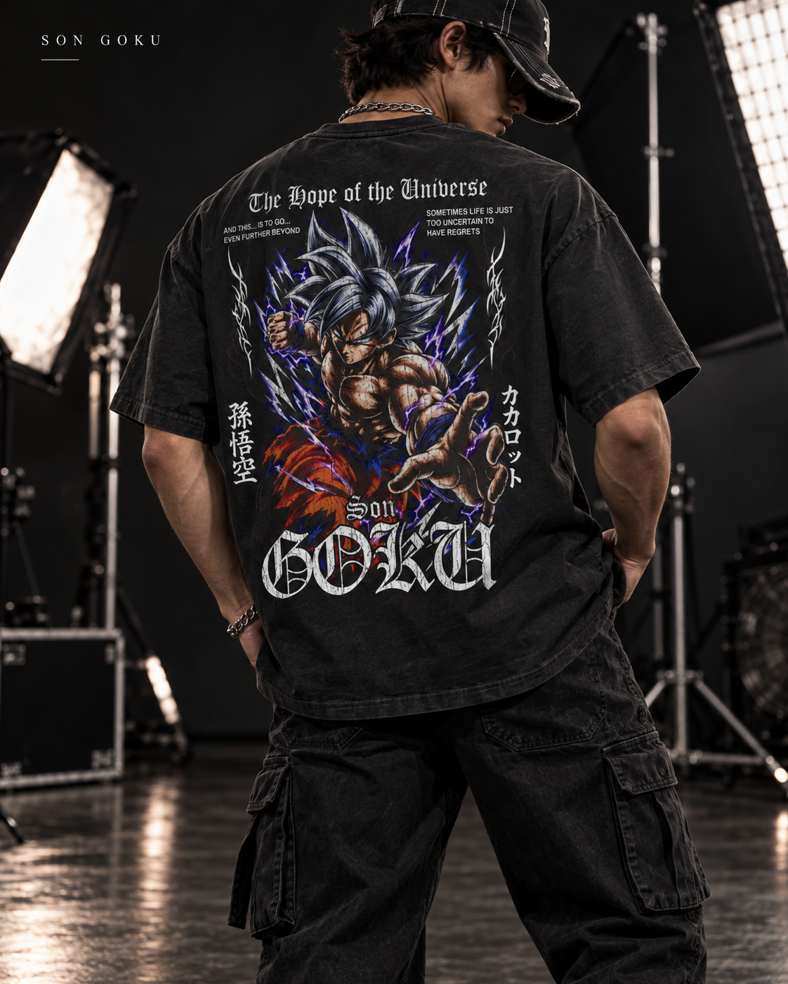 Son Goku Boxy Tee - Dragon Ball - back close-up