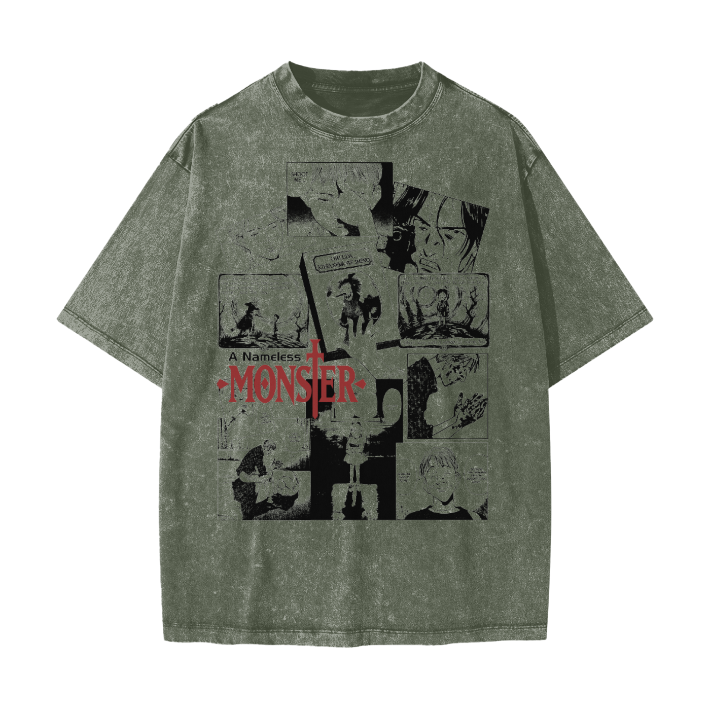 MONSTER MANGA PANEL TEE