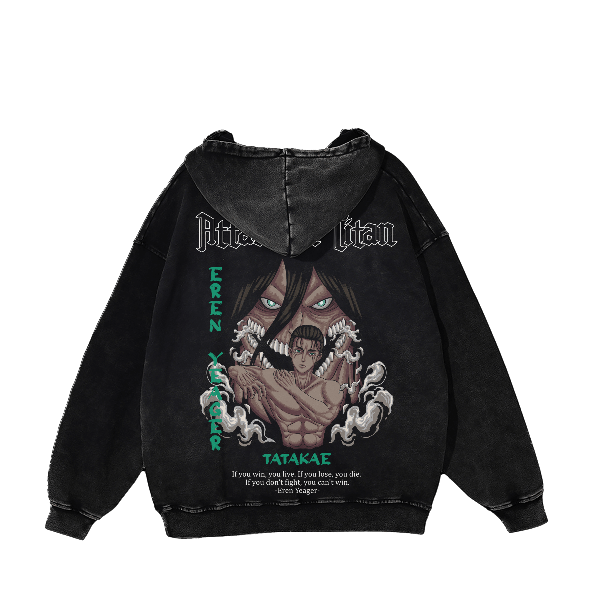 EREN TRANSFORMATION HOODIE anime