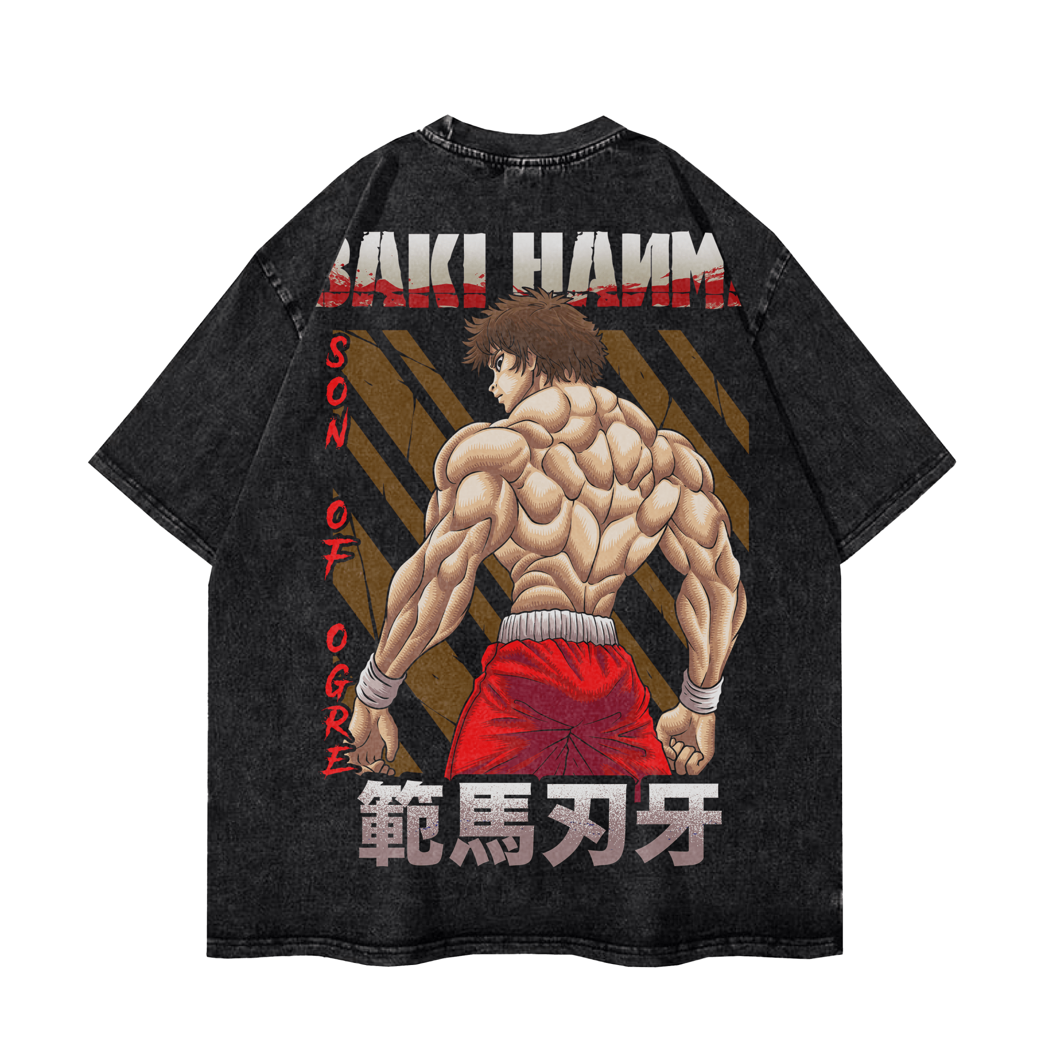 BAKI "DEMON BACK" VINTAGE TEE anime