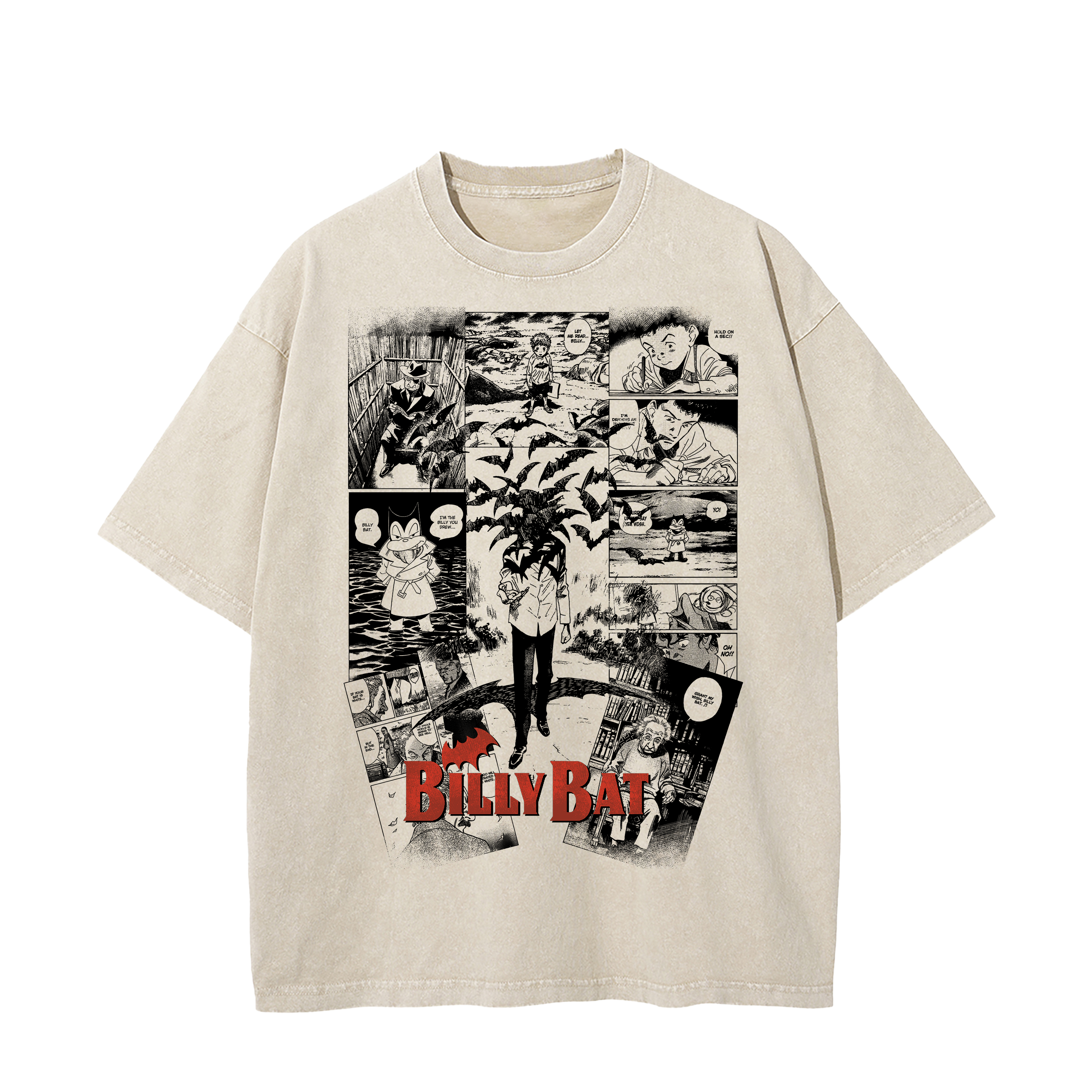 BILLY BAT MANGA PANEL TEE