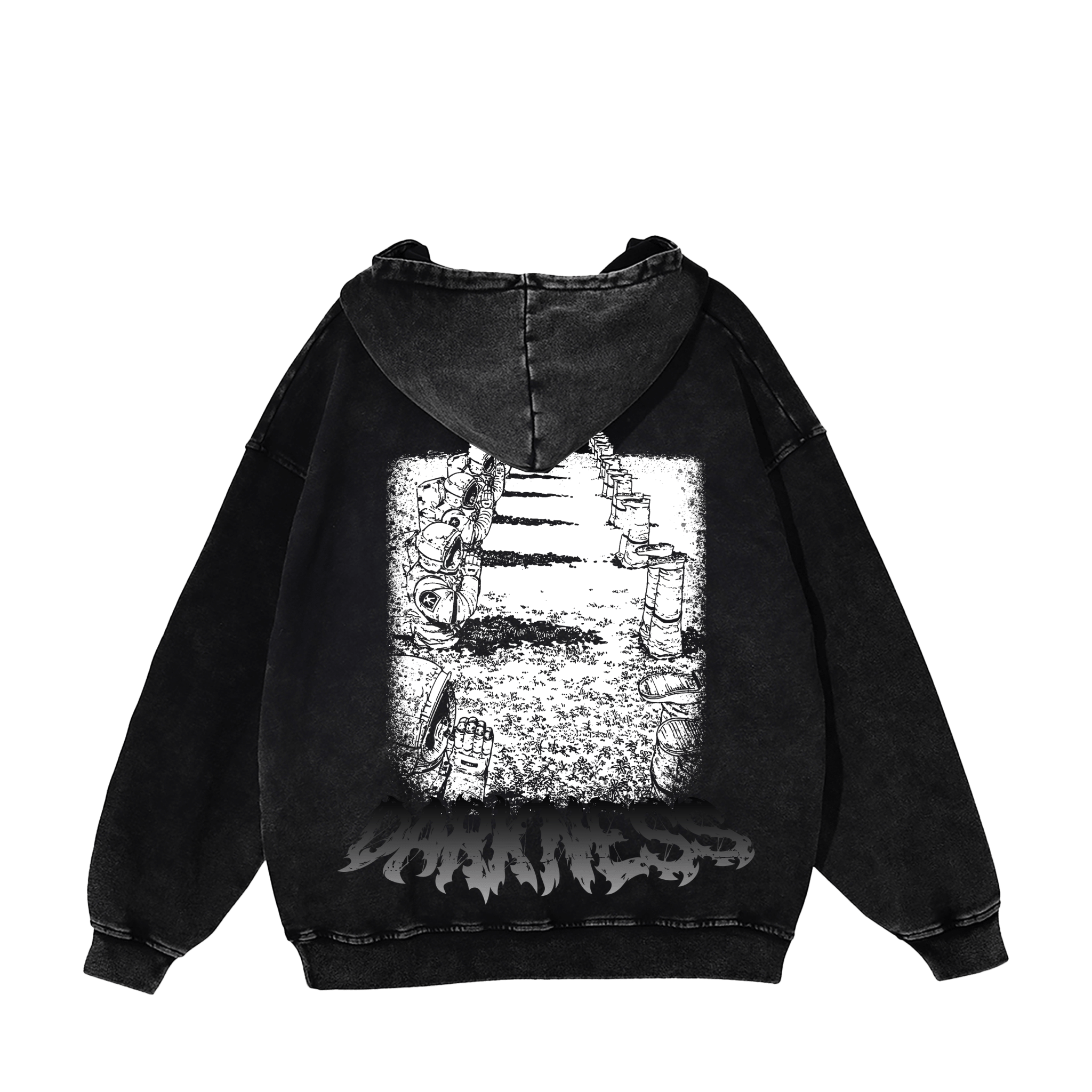 CHAINSAW MAN ASTRONAUT MANGA PANEL HOODIE anime