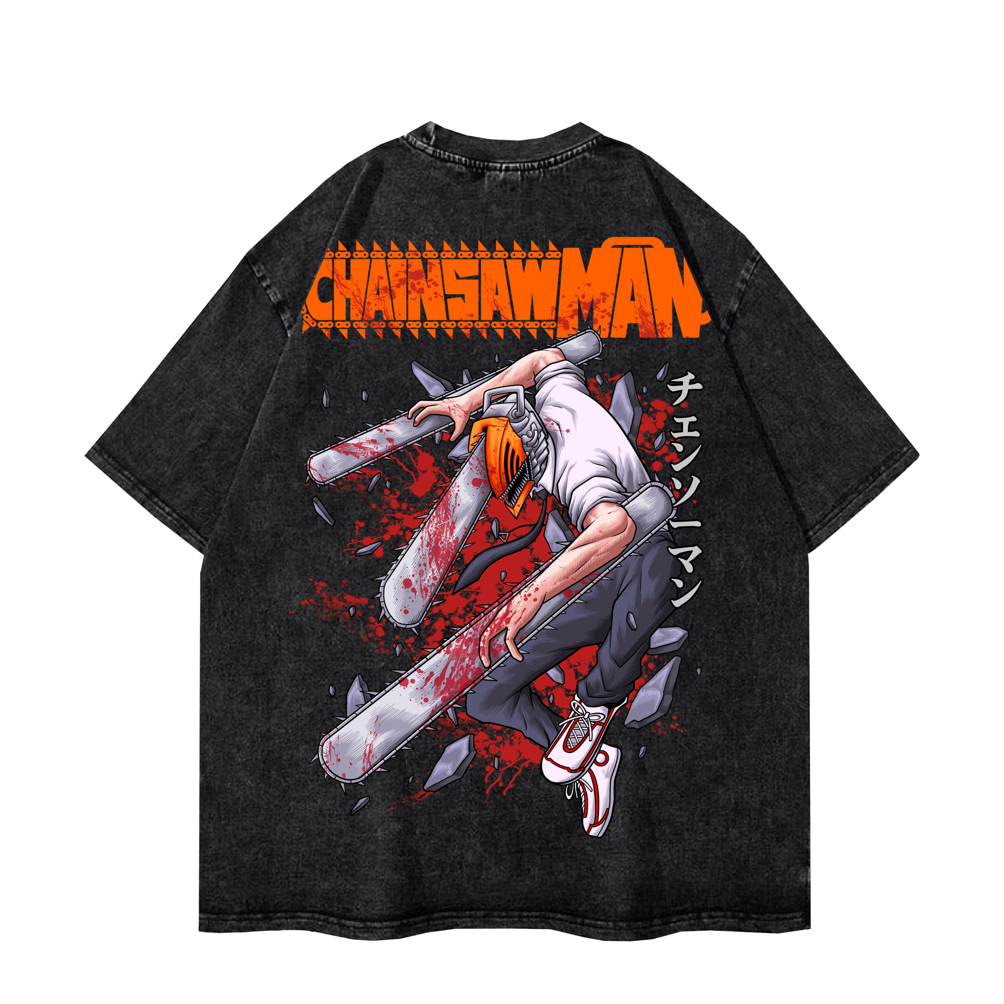 CHAINSAW MAN VINTAGE TEE anime