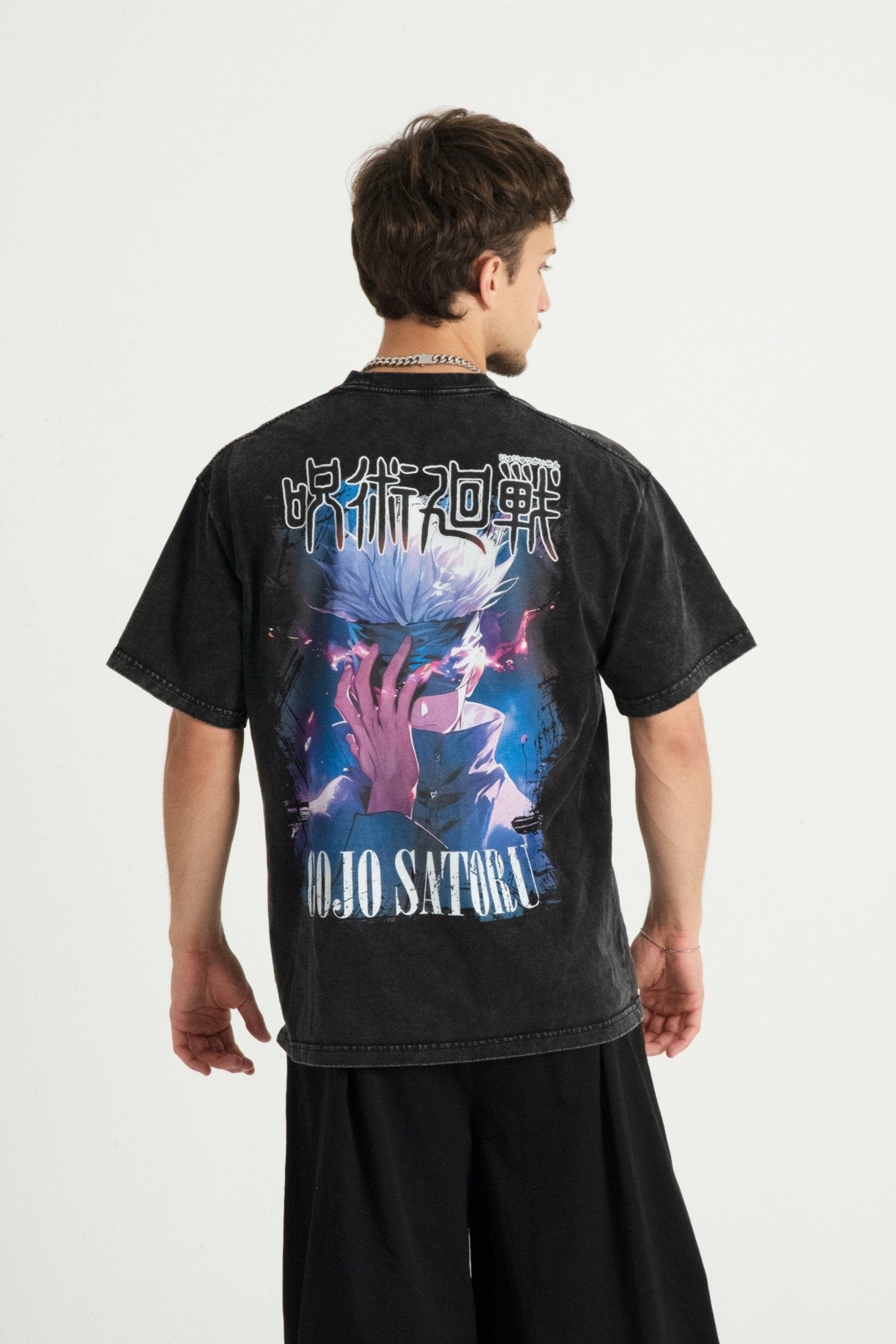 Jujutsu Kaisen Gojo Infinity Vintage Graphic Tee | Yeager Apparel anime