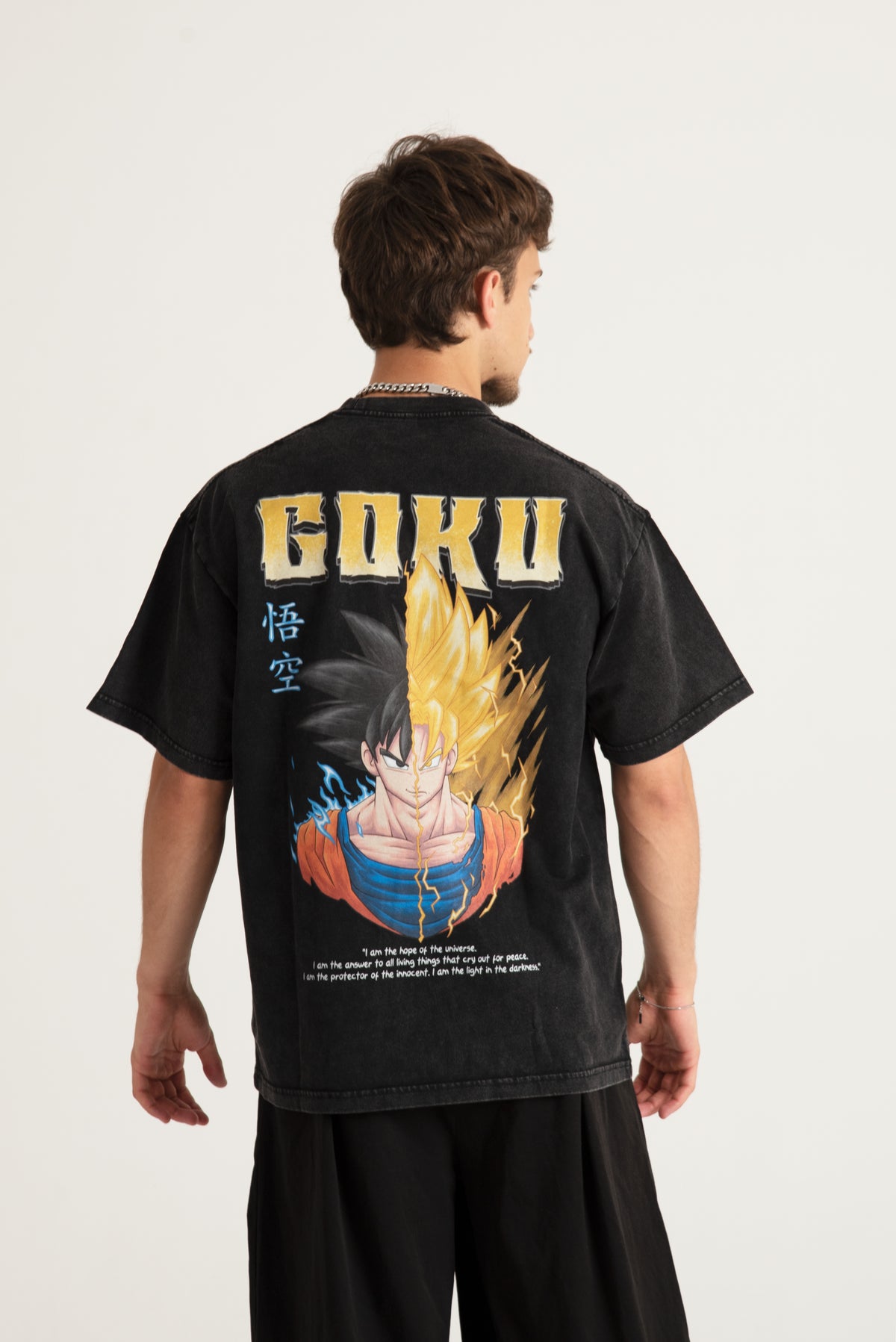 Goku Dragon Ball orange vintage anime t-shirt
