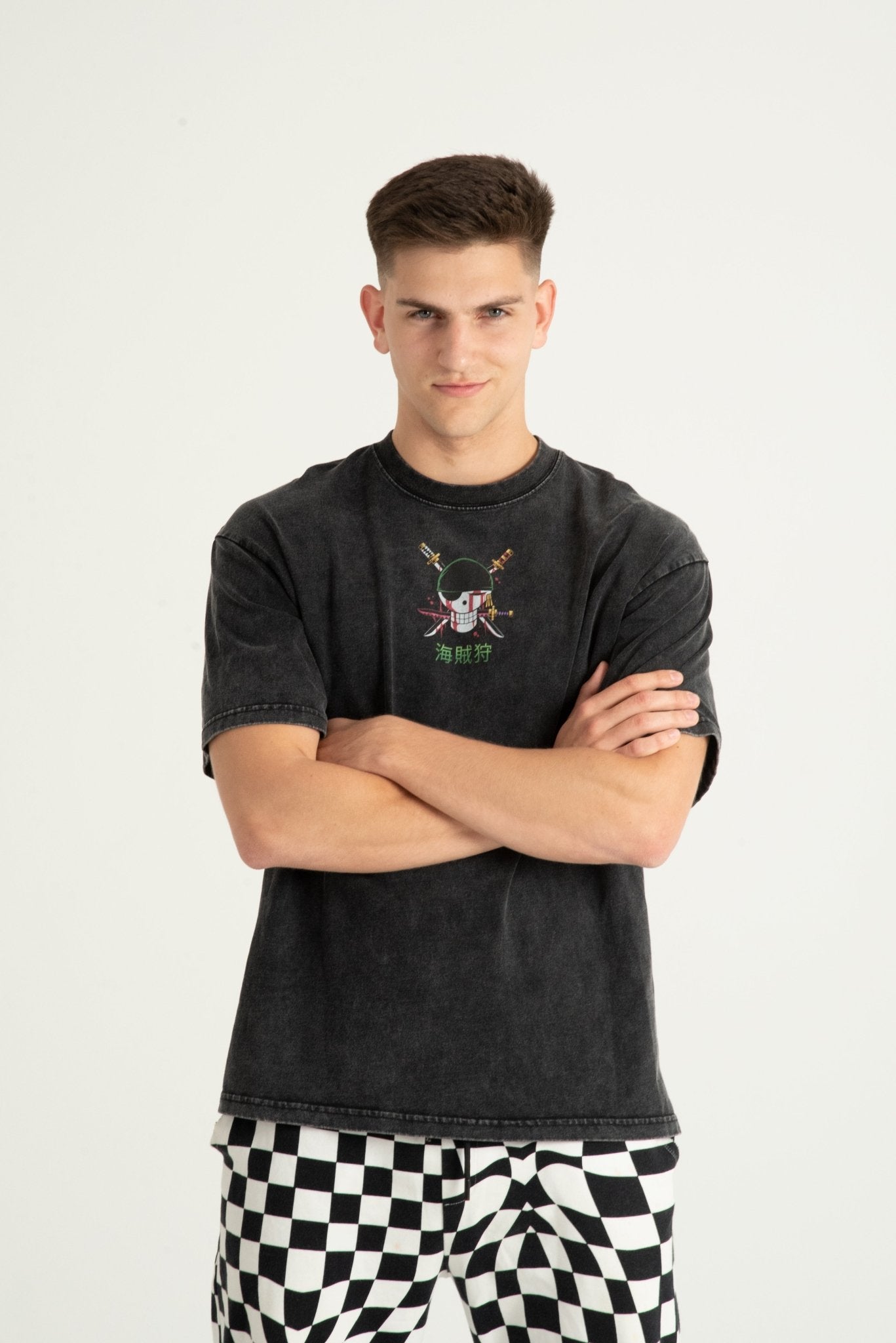 One Piece Zoro Nothing Happened Graphic Tee | Yeager Apparel anime