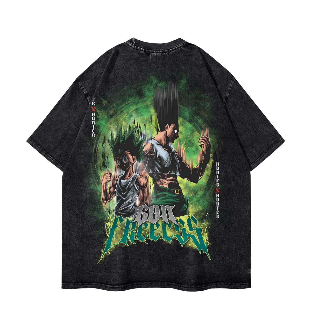 Gon Vintage Tee back Gon Freecss vintage t-shirt Hunter x Hunter back design