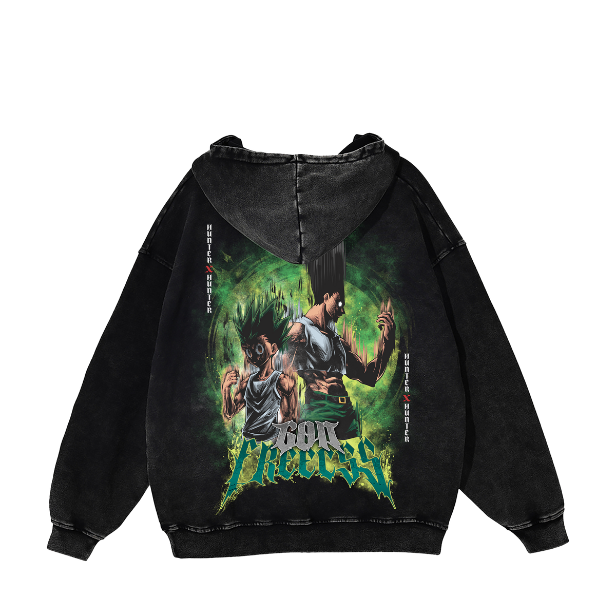 Gon Freecss Hunter x Hunter hoodie back design