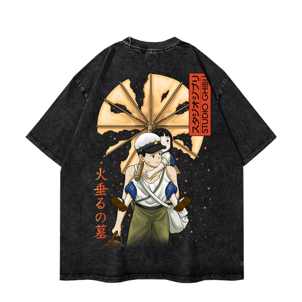 GRAVE OF FIREFLIES VINTAGE TEE