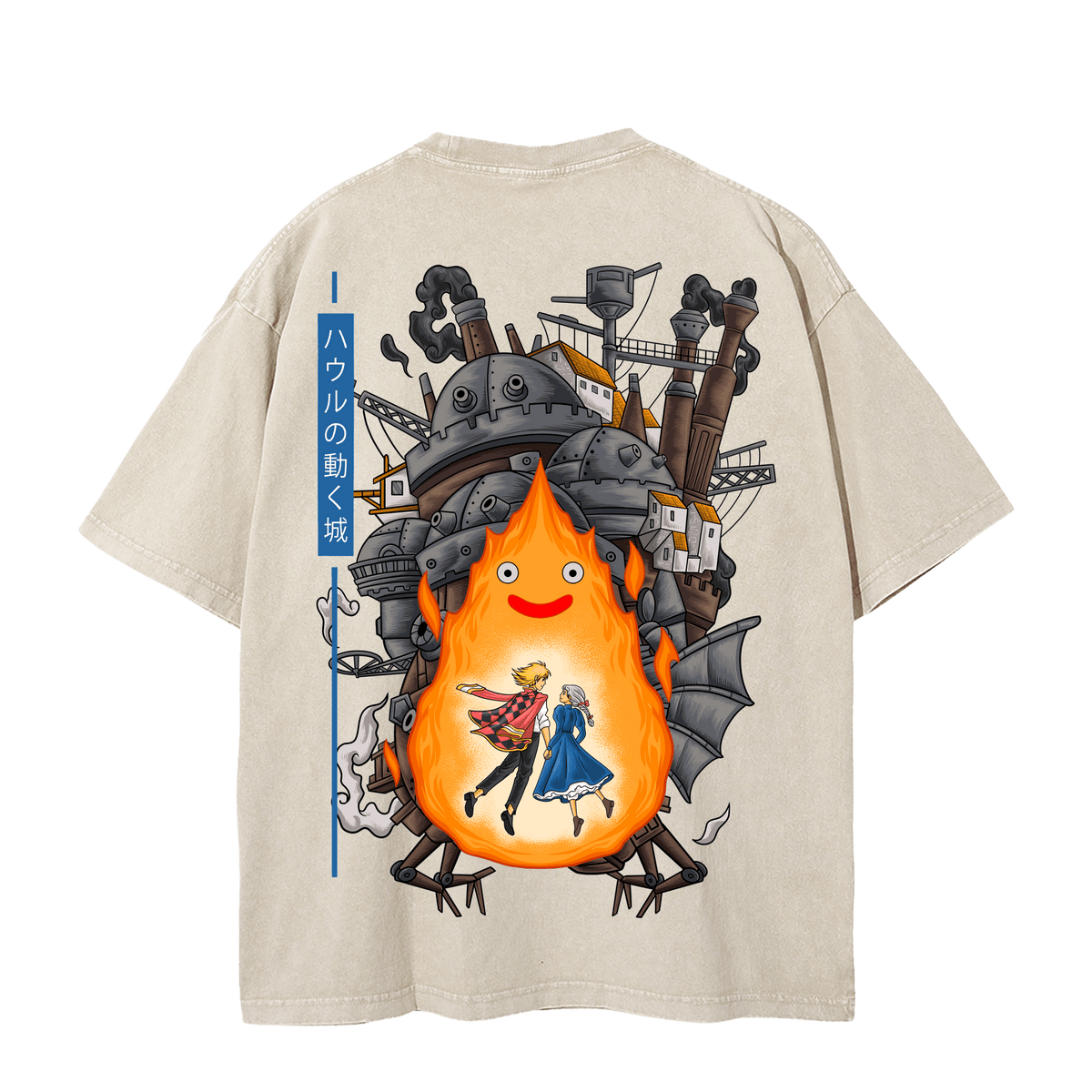 HOWL'S MOVING CASTLE VINTAGE TEE anime