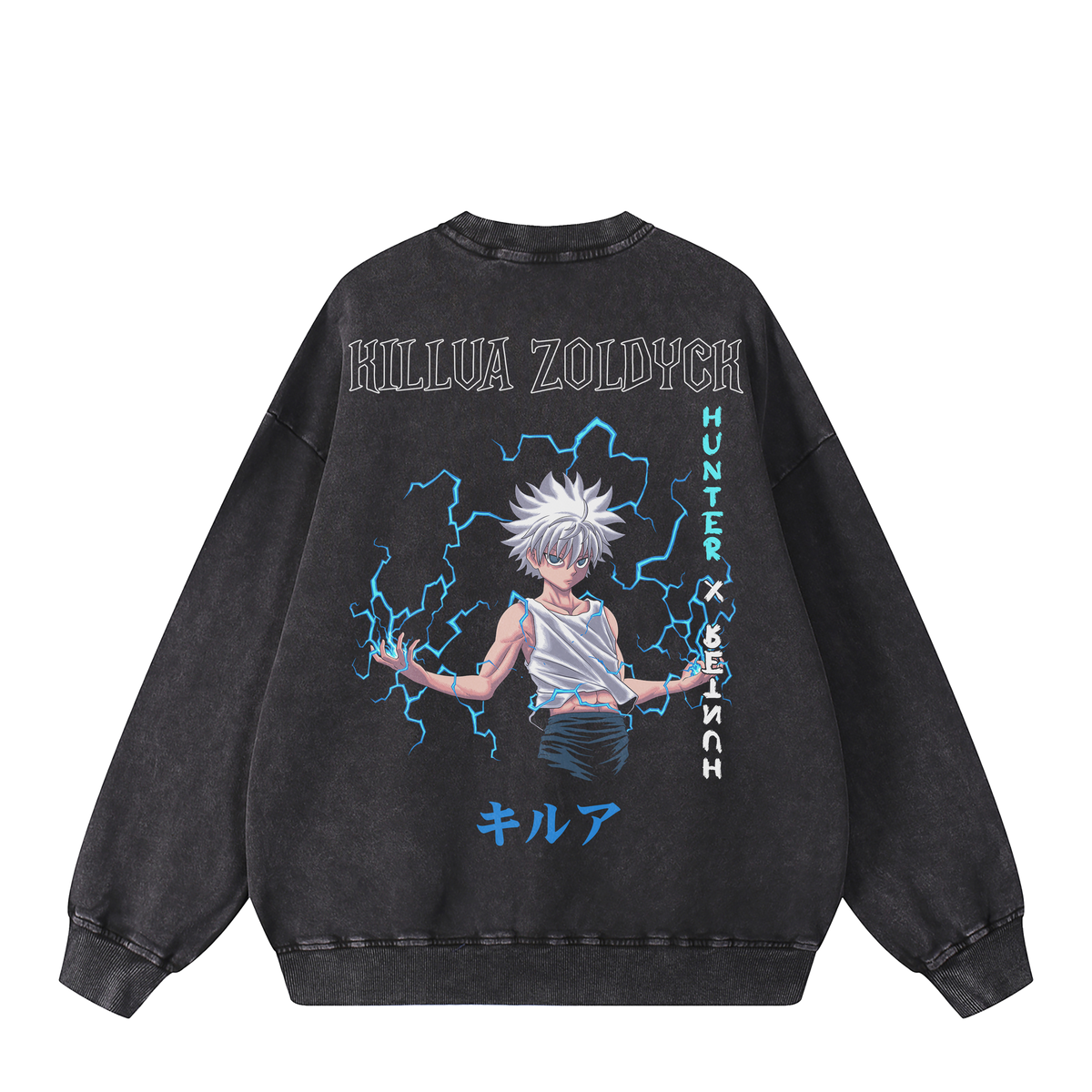 Killua Zoldyck sweatshirt Hunter x Hunter back design