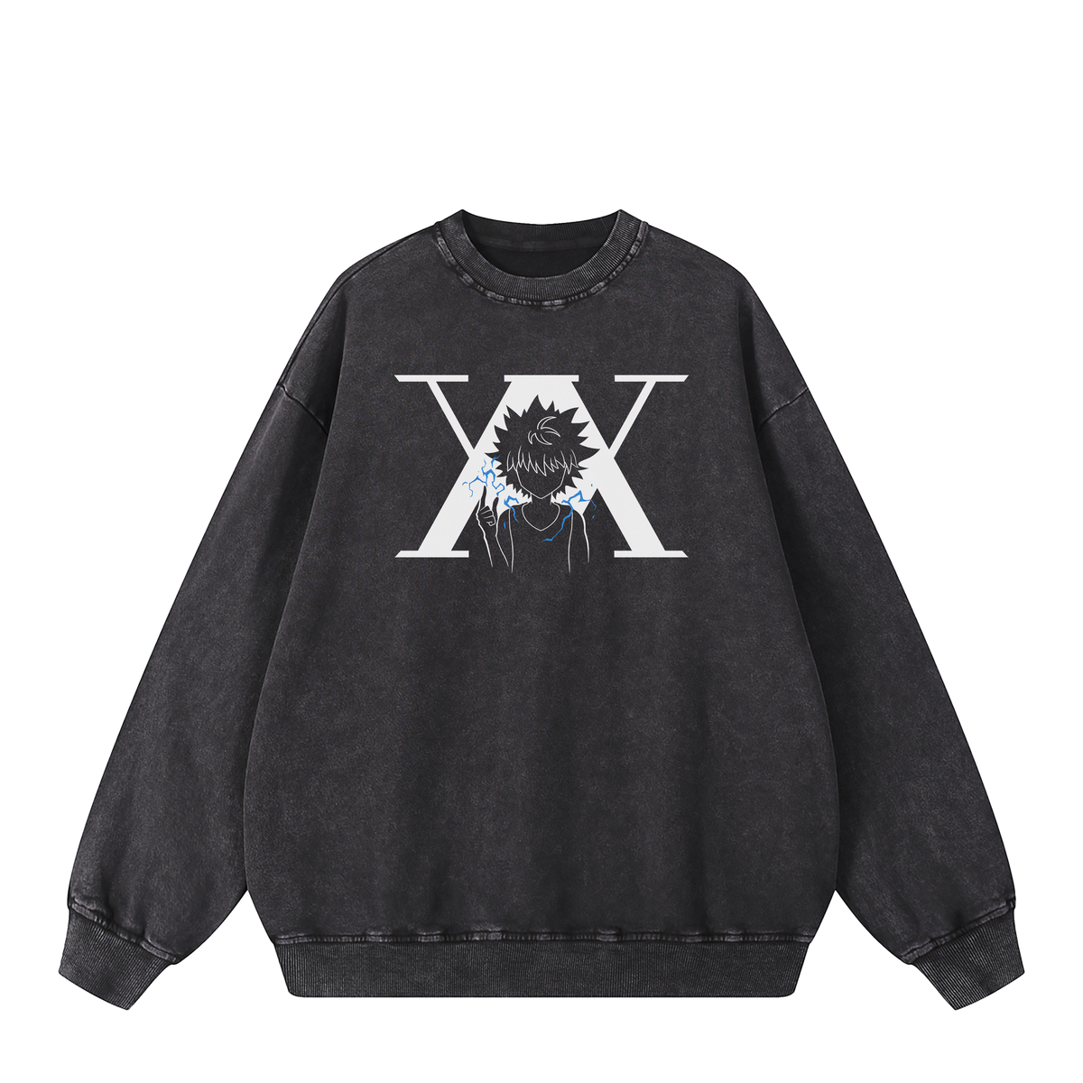 Killua Sweatshirt Killua Zoldyck Hunter x Hunter sweatshirt front design