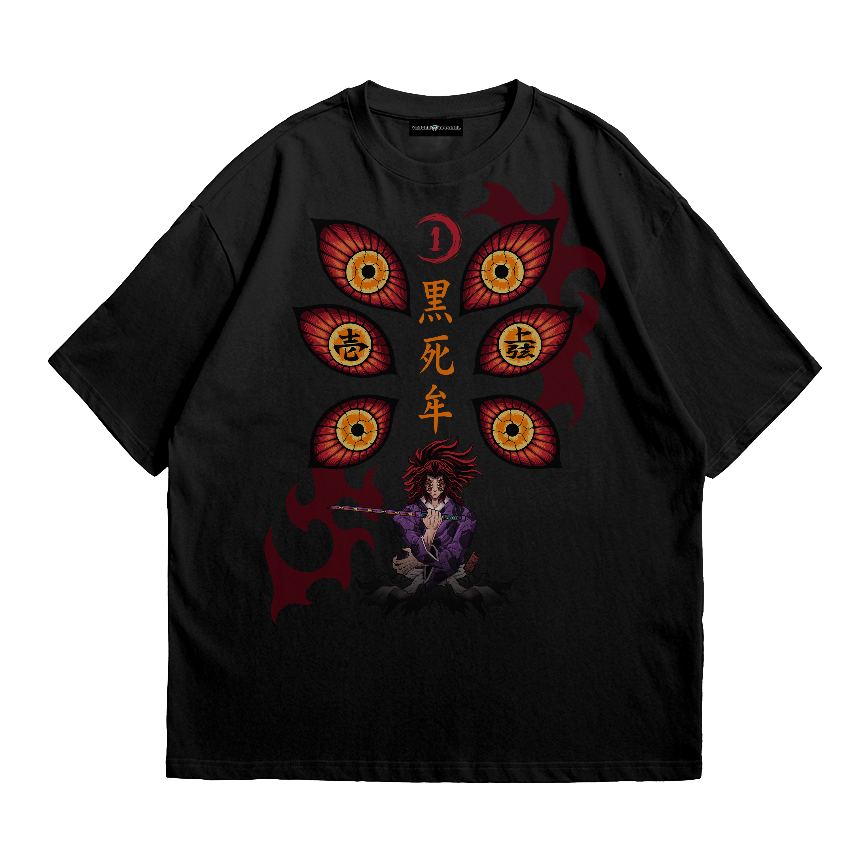 KOKUSHIBO: SIX-EYED SOVEREIGN T-SHIRT | 1-Sided T-Shirt