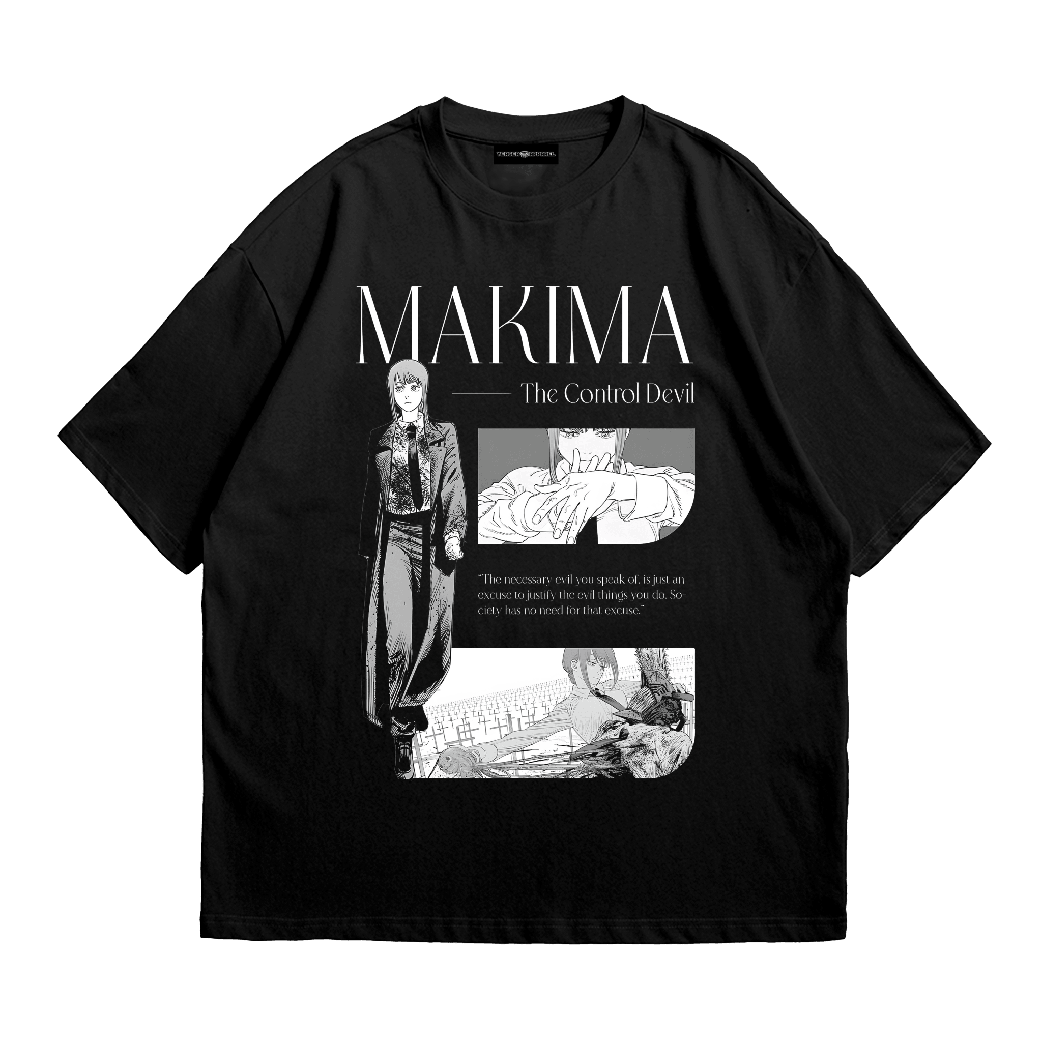 MAKIMA 'CONTROL DEVIL' AESTHETIC TEE anime