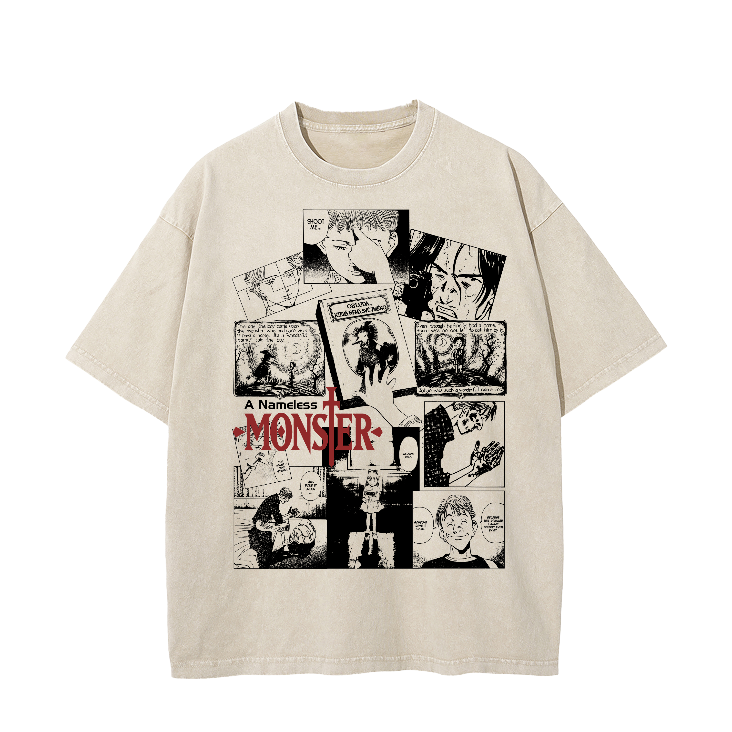 MONSTER MANGA PANEL TEE