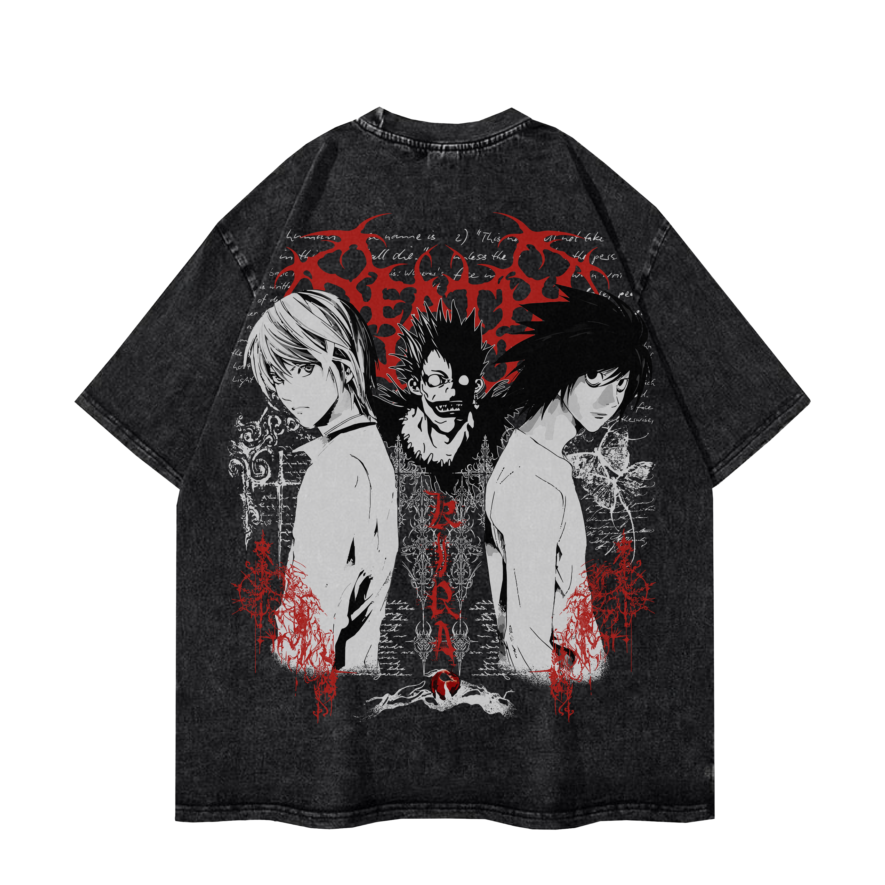 DEATH NOTE BLACK VINTAGE TEE