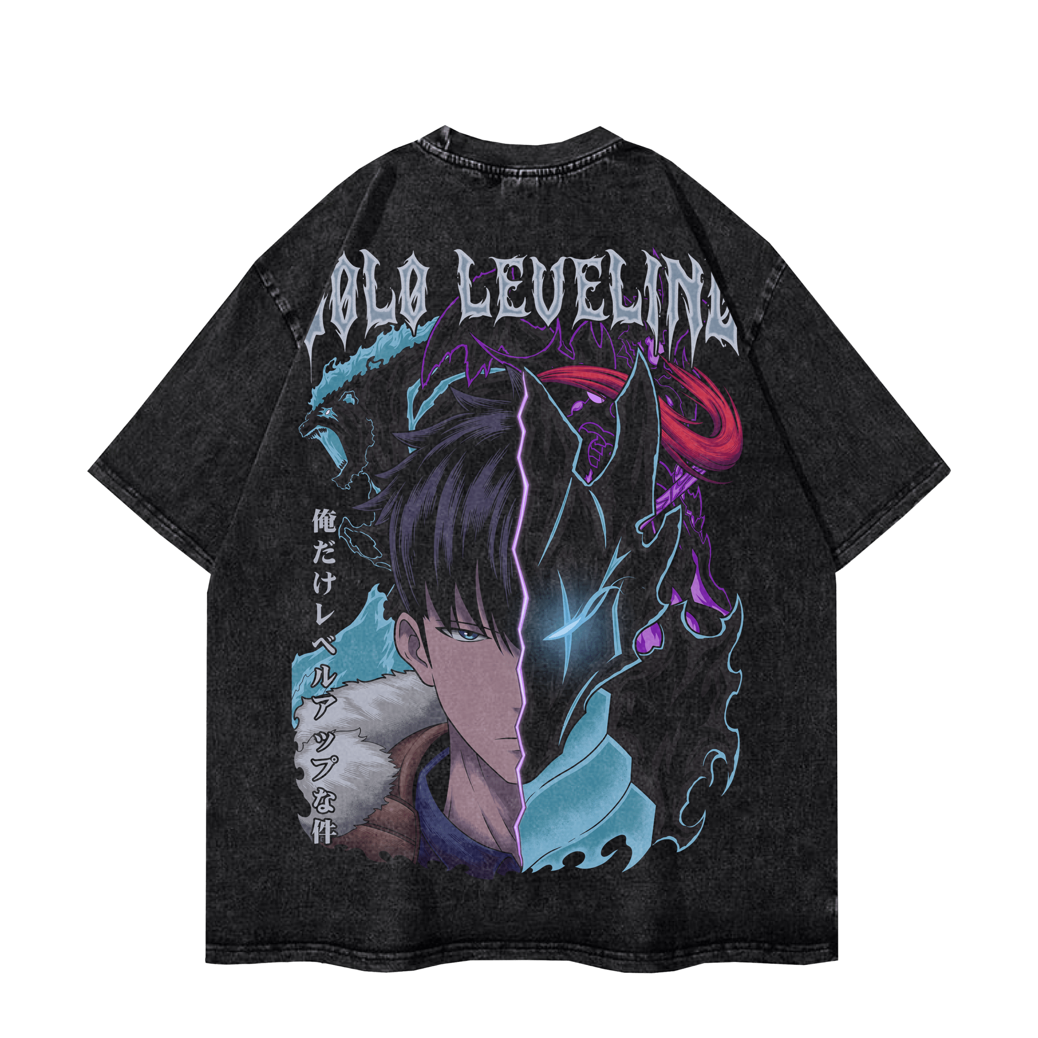 Solo Leveling Season 2 Sung Jinwoo Vintage Tee | Yeager Apparel anime