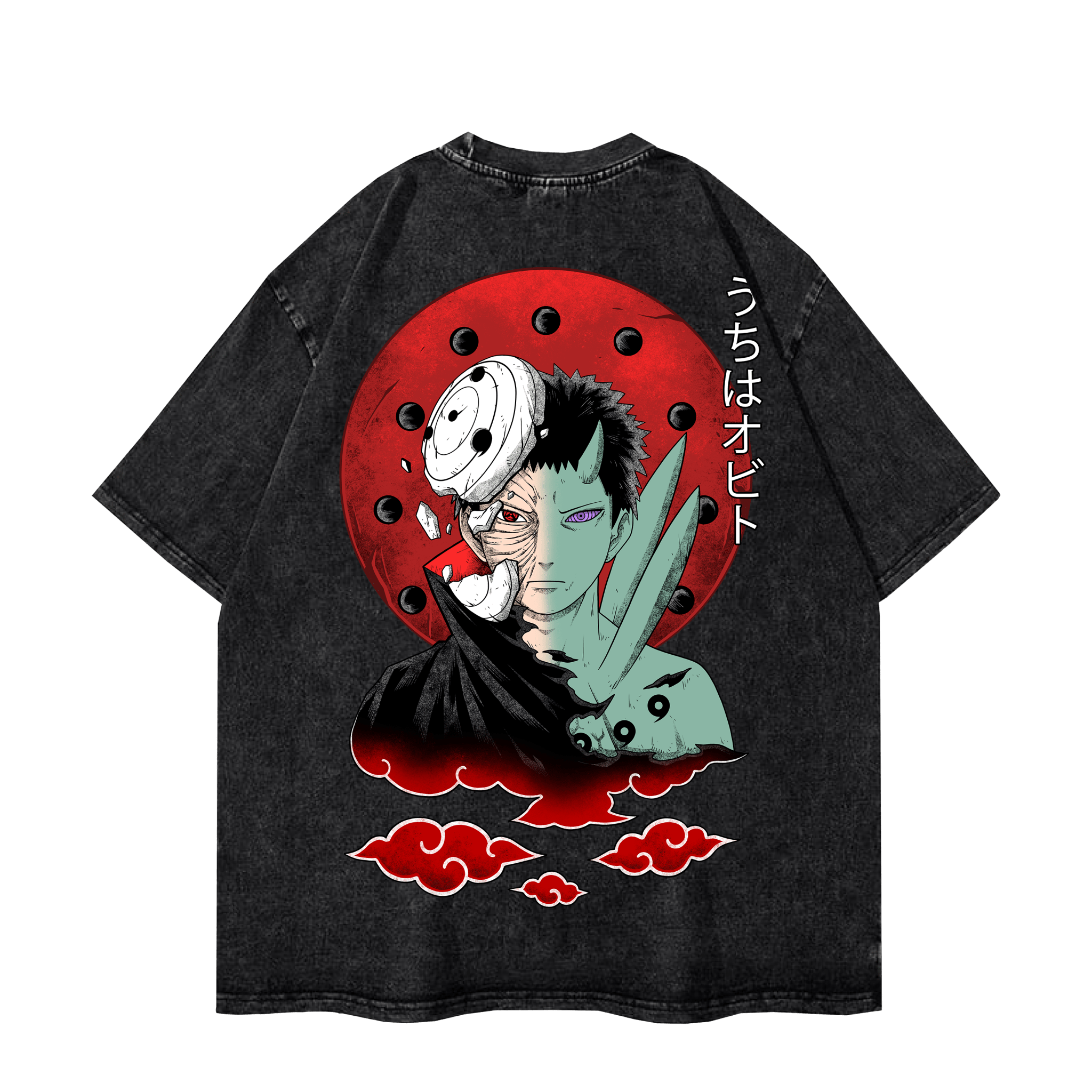 NARUTO OBITO UCHIHA VINTAGE TEE anime