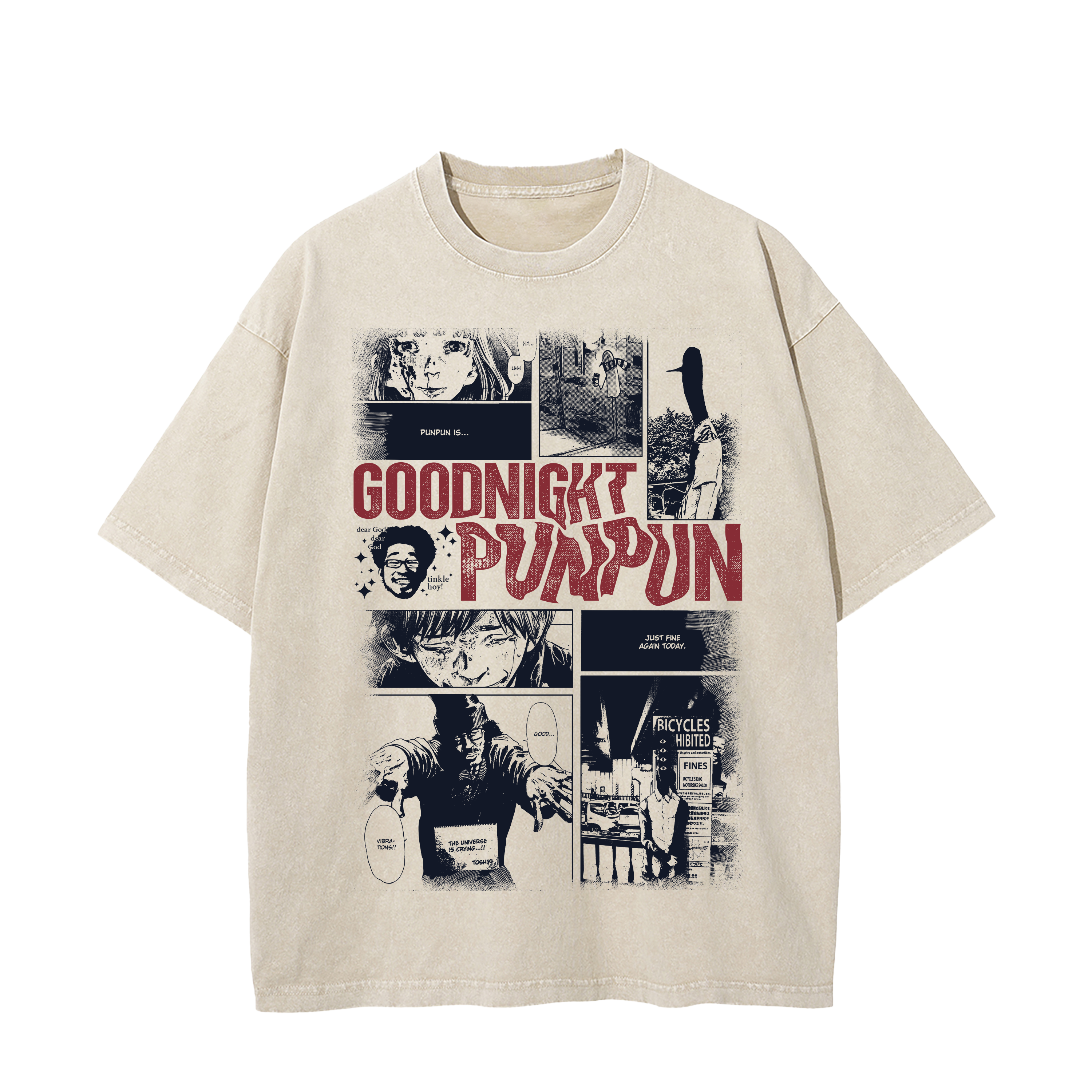 Goodnight Punpun Manga Panel Tee