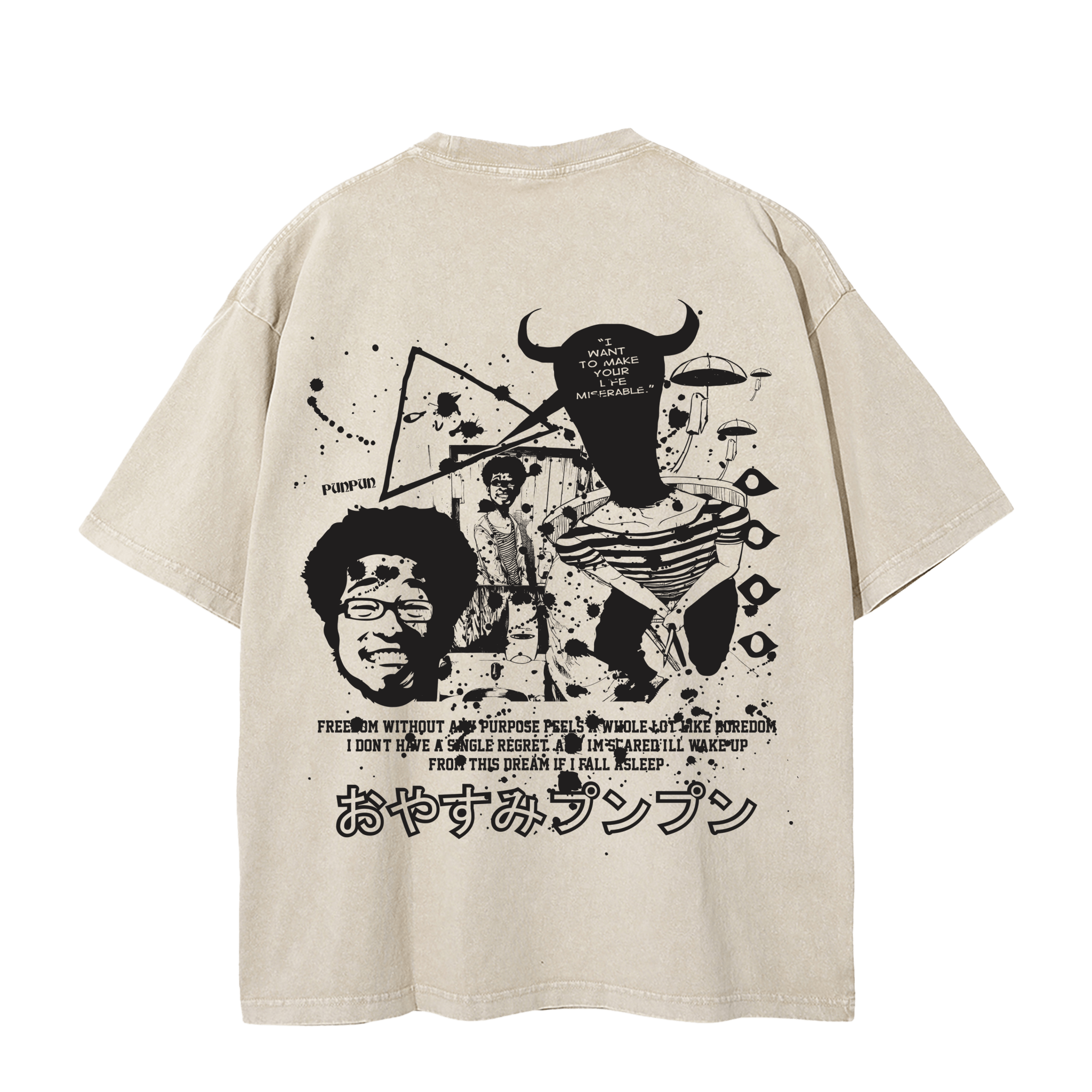 PUNPUN VINTAGE MANGA TEE anime